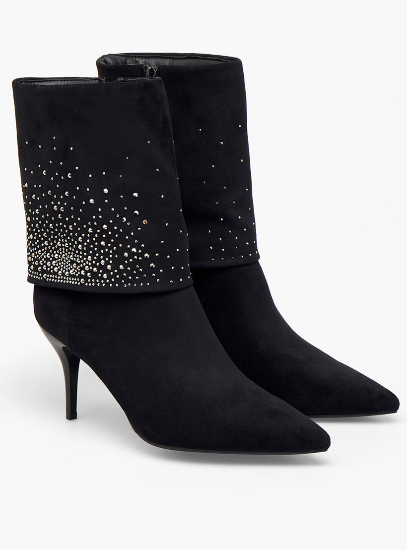 Flora Bella Women Embellished Stiletto Heel Ankle Boots-women-shoes-boots-image-1