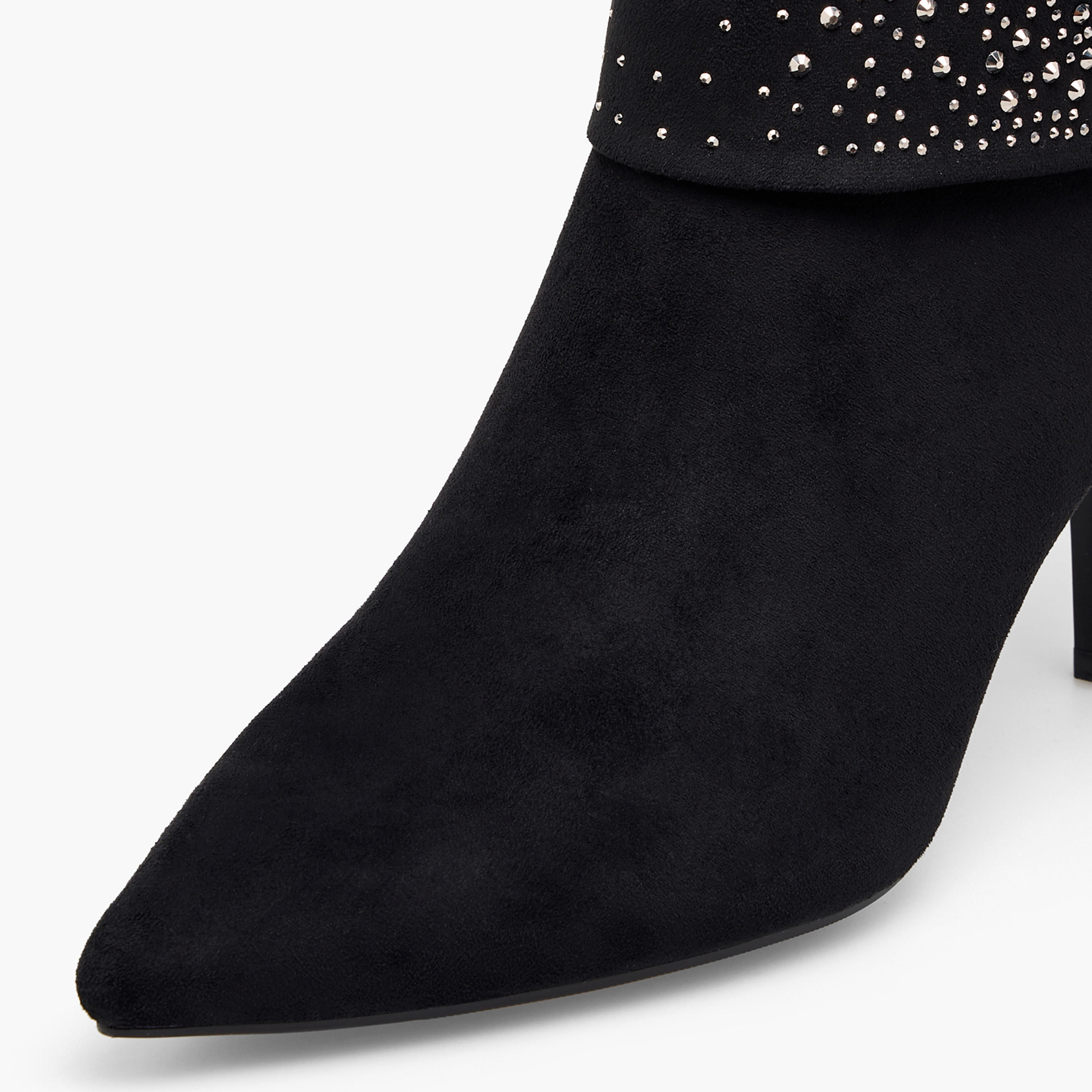 Flora Bella Women Embellished Stiletto Heel Ankle Boots-women-shoes-boots-image-4
