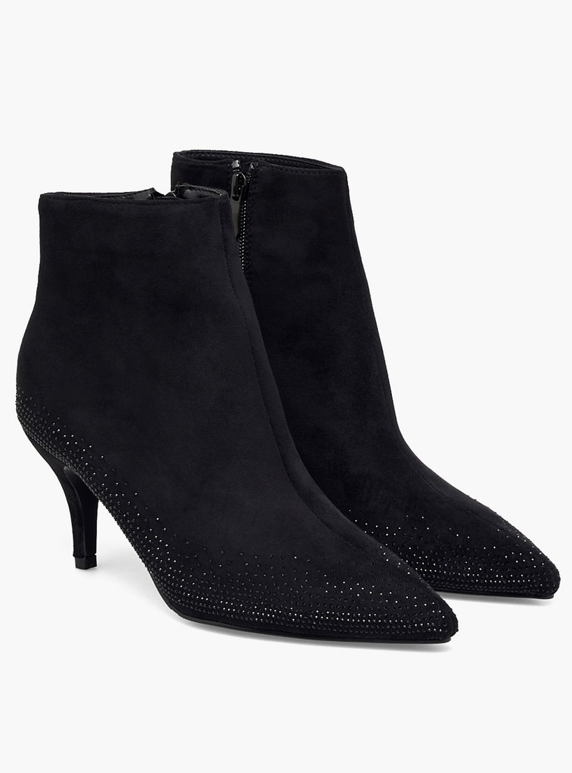 Flora Bella Women Embellished Pointed Toe Ankle Boots-women-shoes-boots-image-1