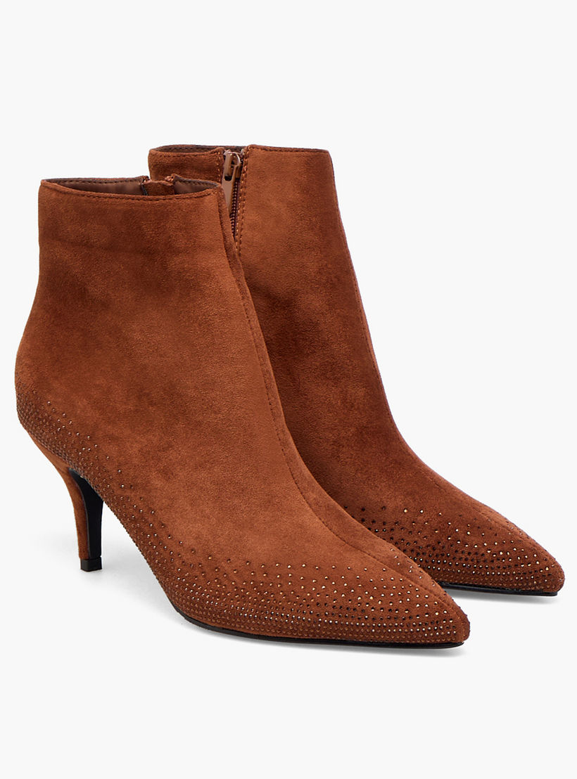 Flora Bella Women Embellished Pointed Toe Ankle Boots-women-shoes-boots-image-1