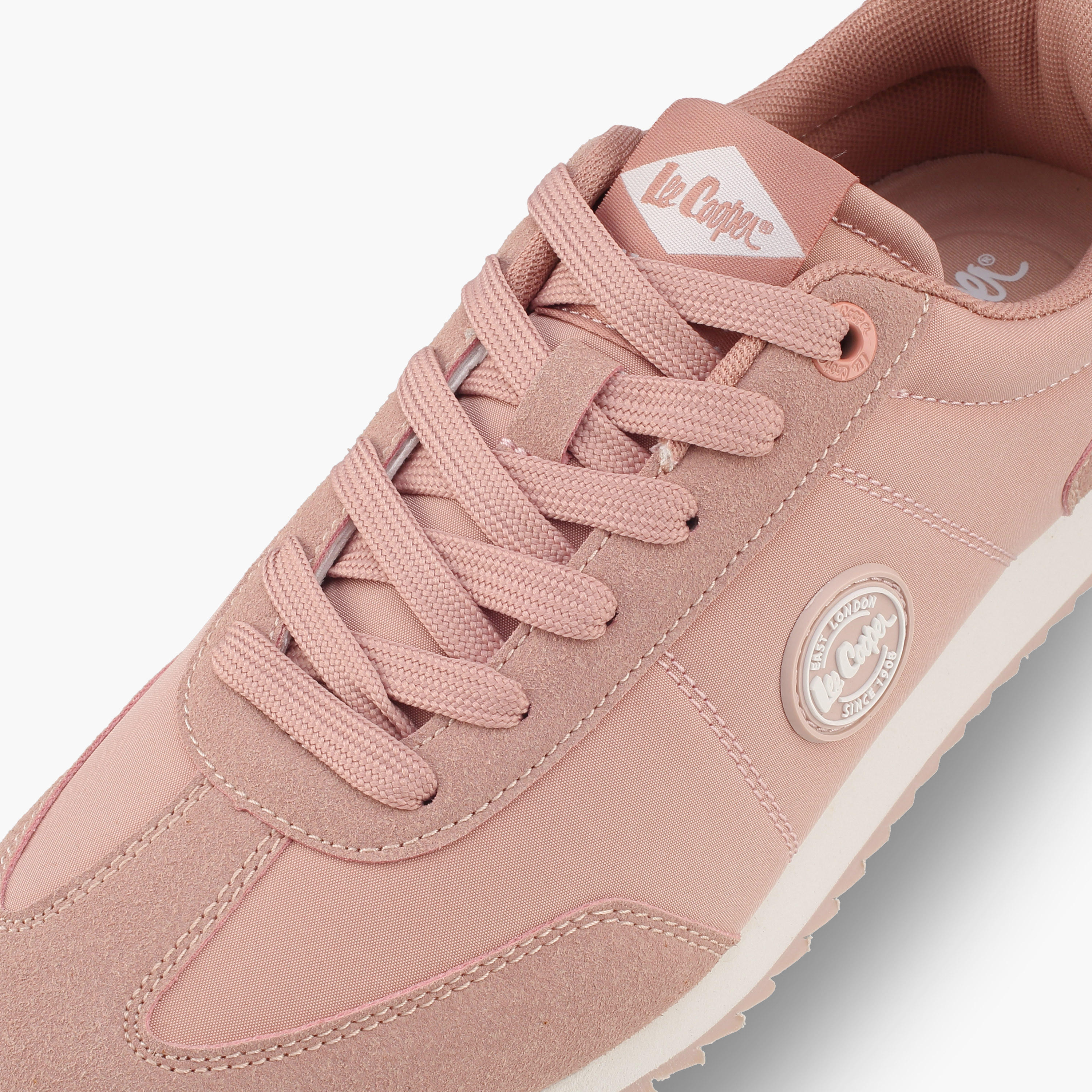 Lee Cooper Women Panelled Lace-Up Ankle Sneakers-women-shoes-sneakers-image-4