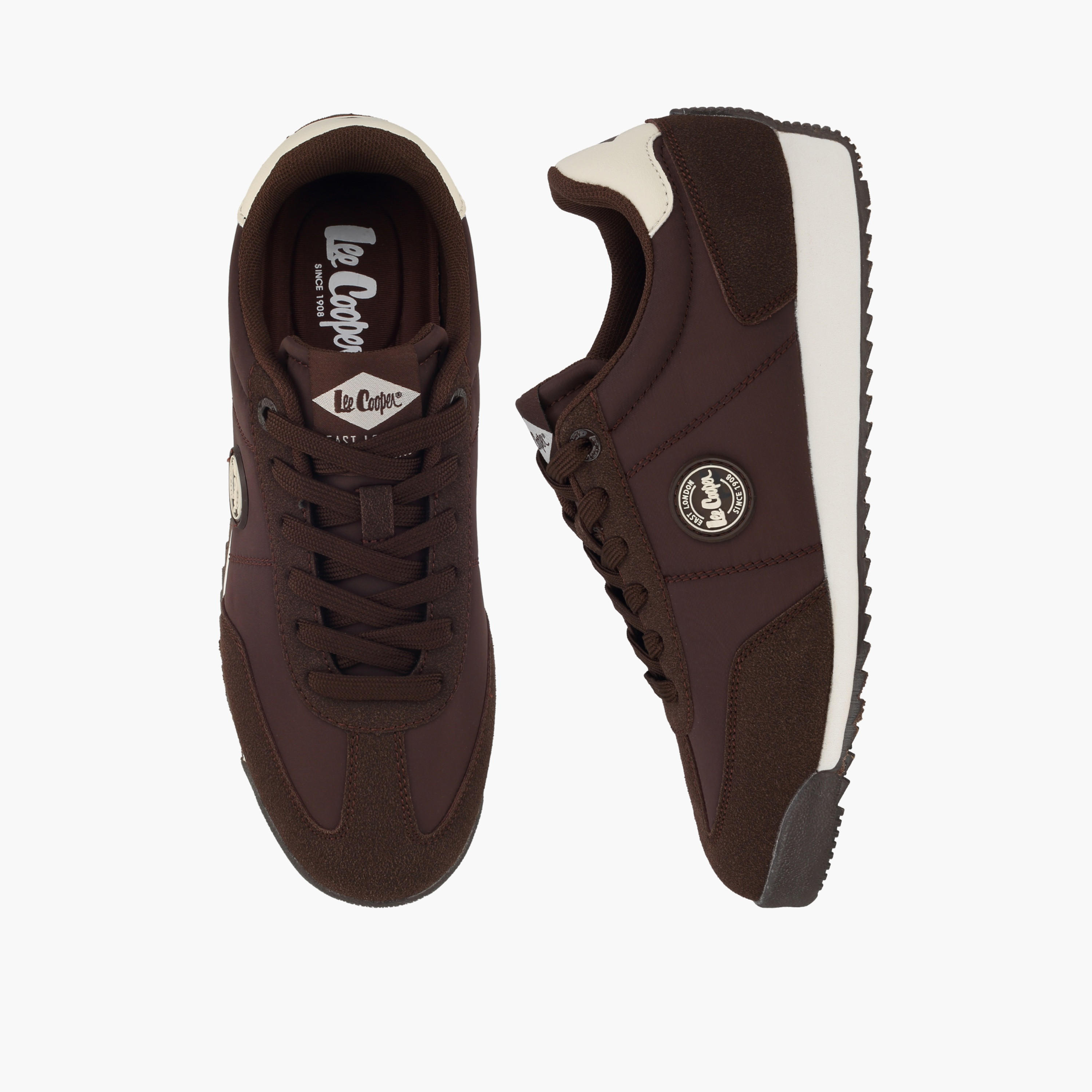 Lee Cooper Women Panelled Lace-Up Ankle Sneakers-women-shoes-sneakers-image-1