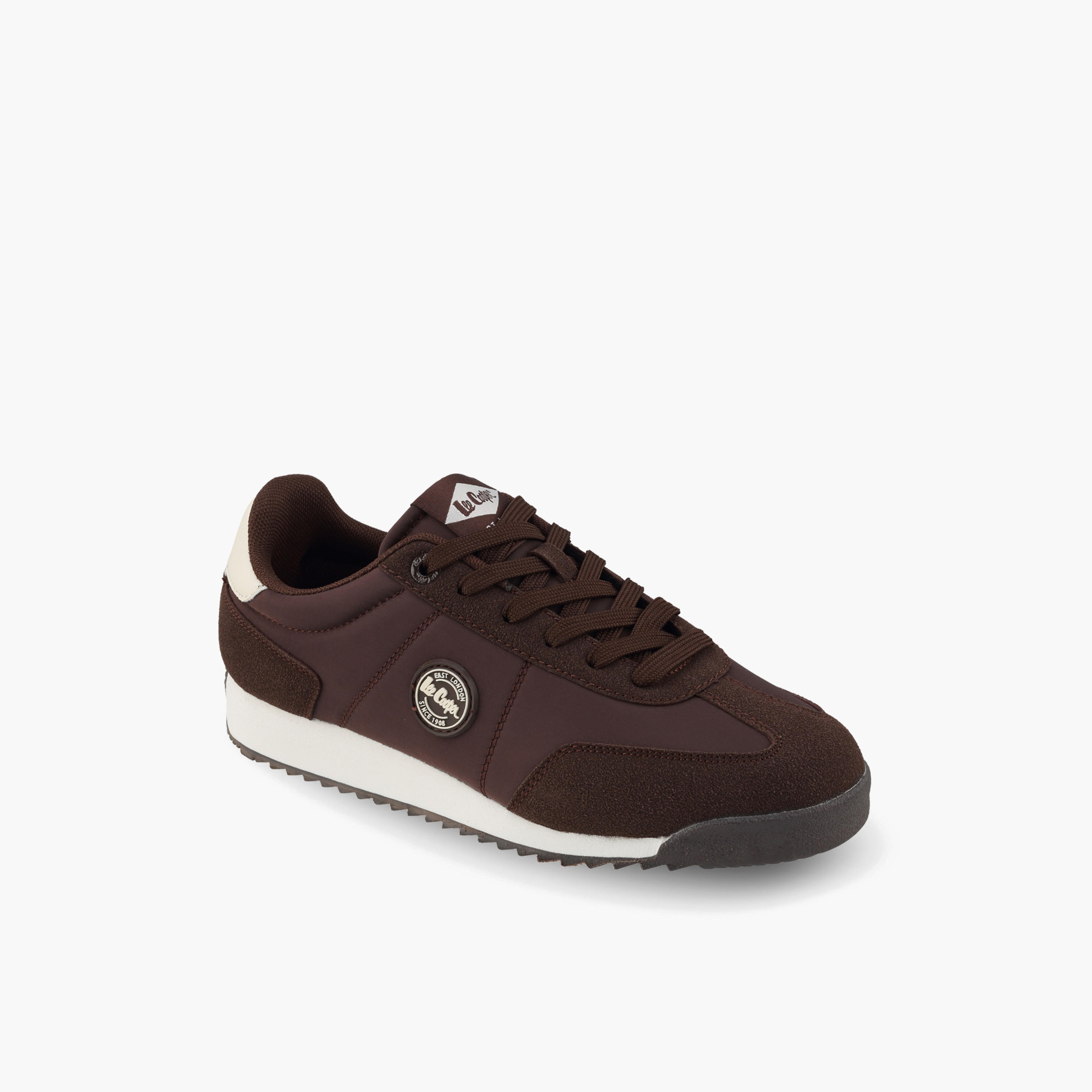 Lee Cooper Women Panelled Lace-Up Ankle Sneakers-women-shoes-sneakers-image-2