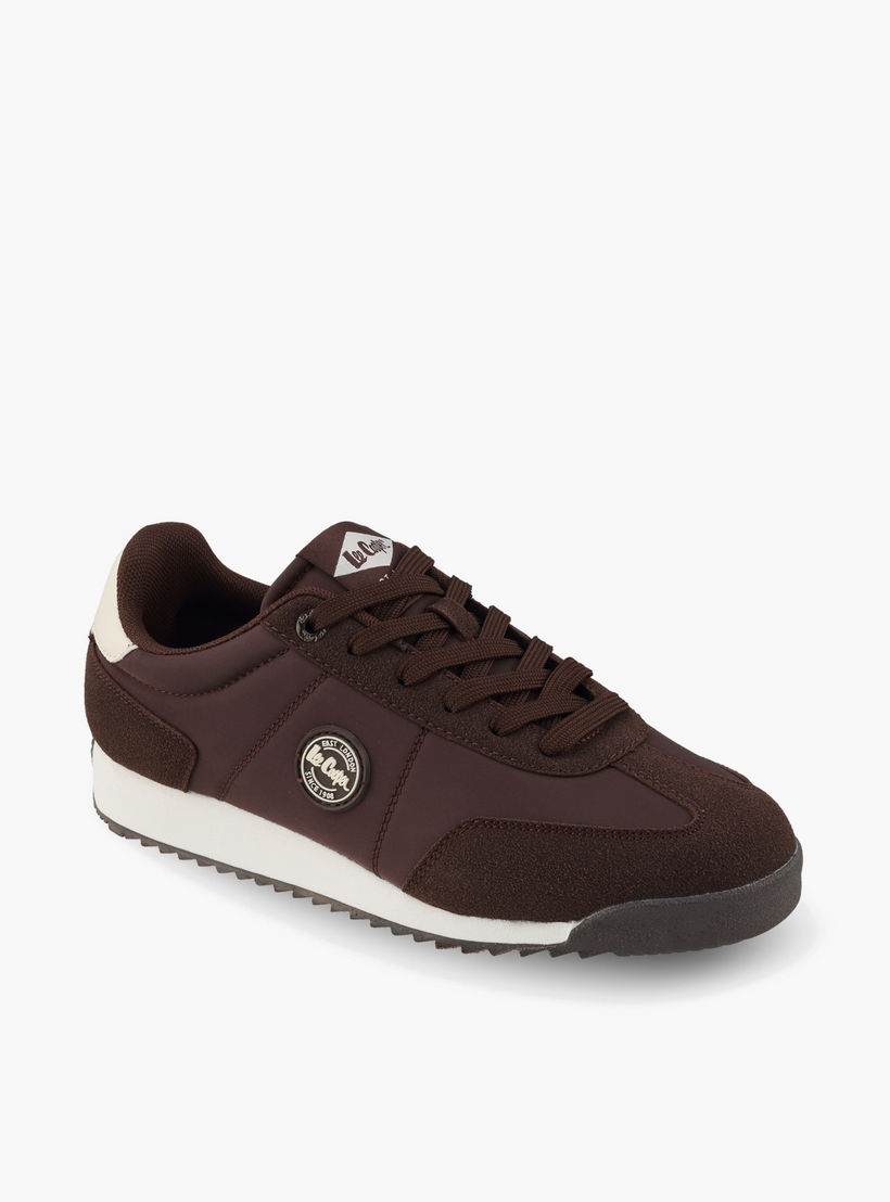 Lee Cooper Women Panelled Lace-Up Ankle Sneakers-women-shoes-sneakers-image-2