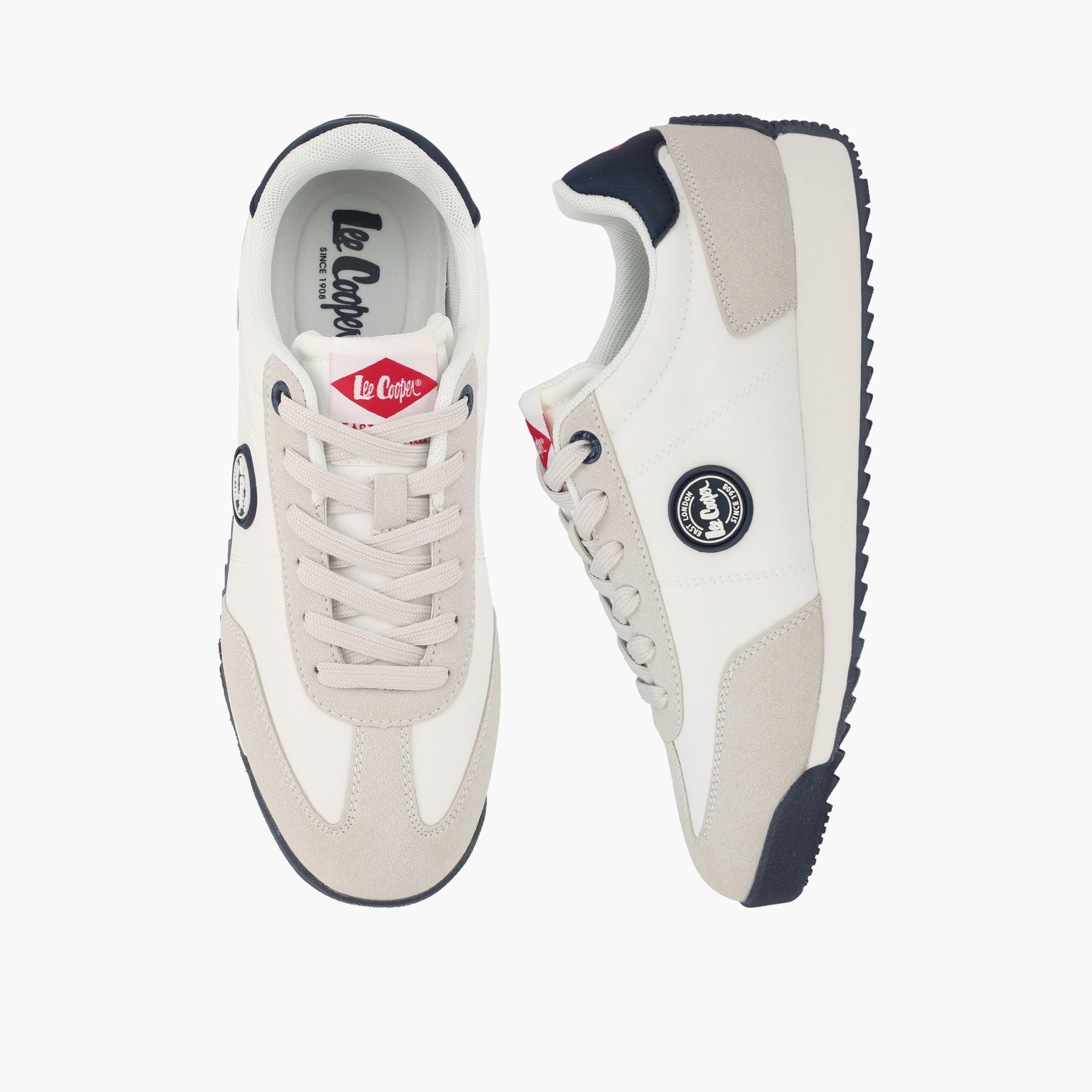 Lee Cooper Women Panelled Lace-Up Ankle Sneakers-women-shoes-sneakers-image-1