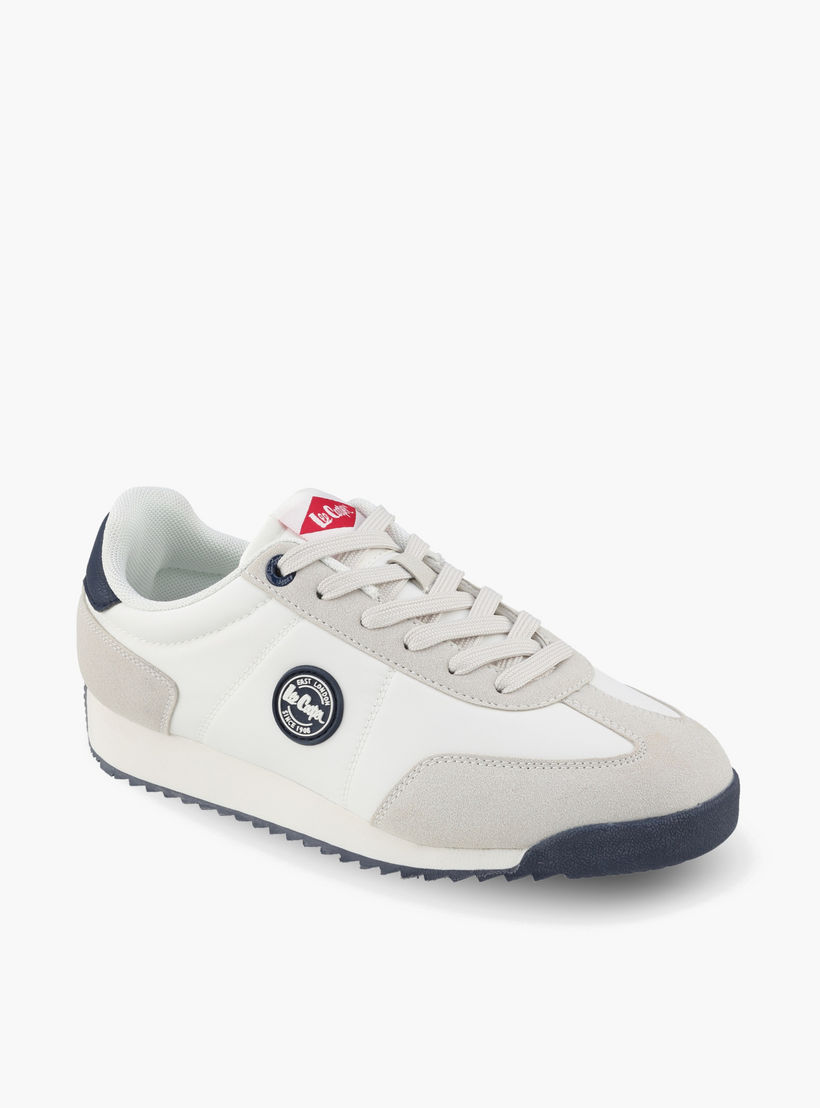 Lee Cooper Women Panelled Lace-Up Ankle Sneakers-women-shoes-sneakers-image-2