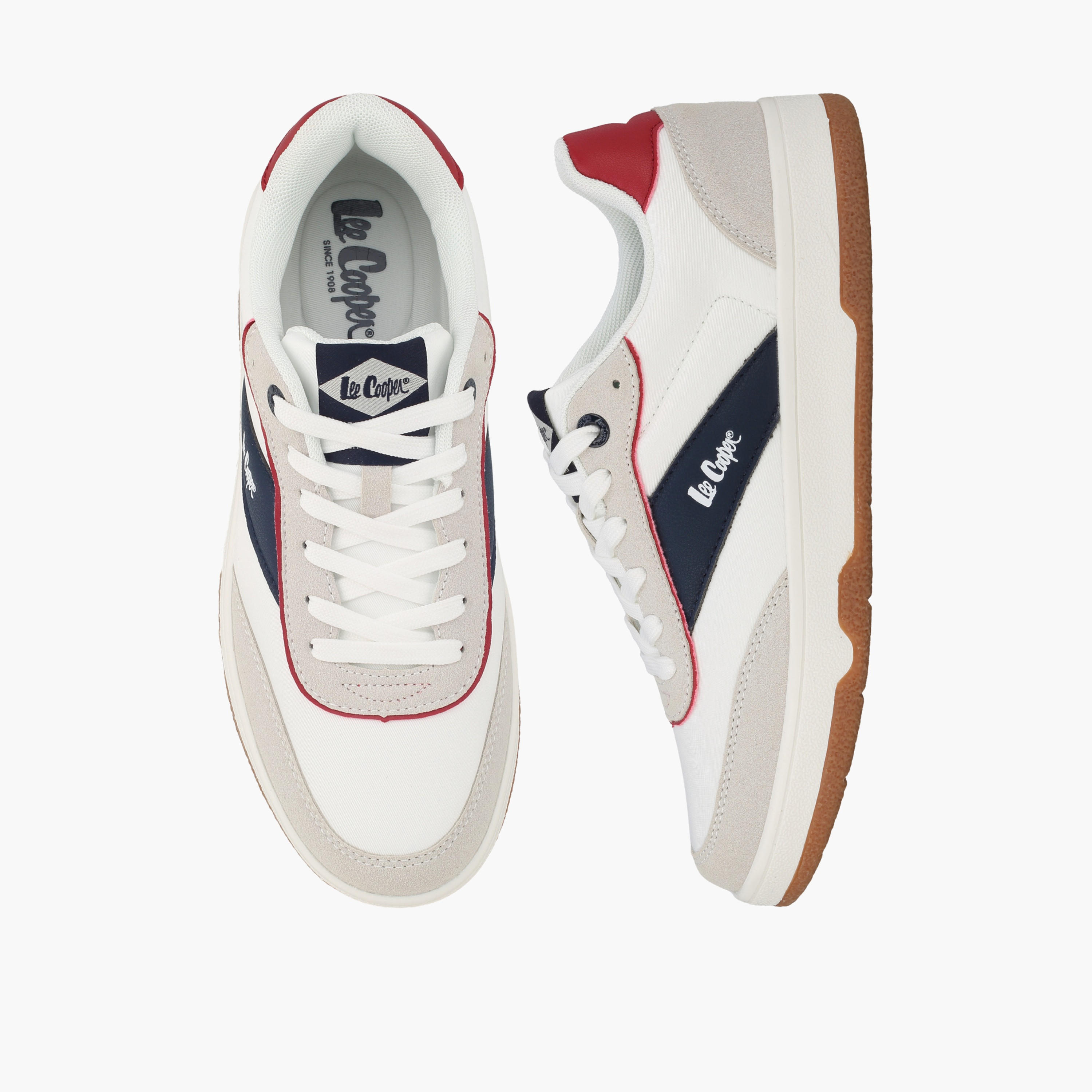 Lee Cooper Women Colourblock Lace-Up Ankle Sneakers-women-shoes-sneakers-image-1