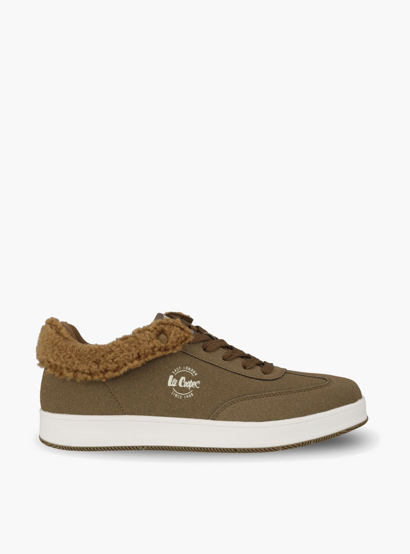 Lee Cooper Women Faux Fur Lace-Up Ankle Sneakers-women-shoes-sneakers-image-3