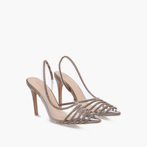 Flora Bella Embellished Slingback Pointed Toe Shoes with Stiletto Heels-women-image-1