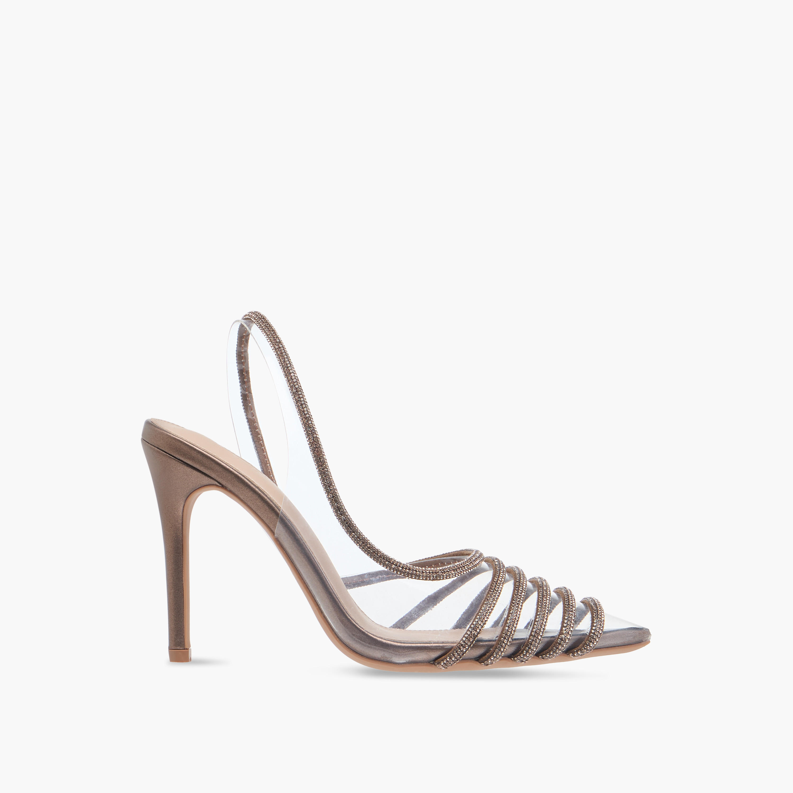Flora Bella Embellished Slingback Pointed Toe Shoes with Stiletto Heels-women-shoes-heels-image-3