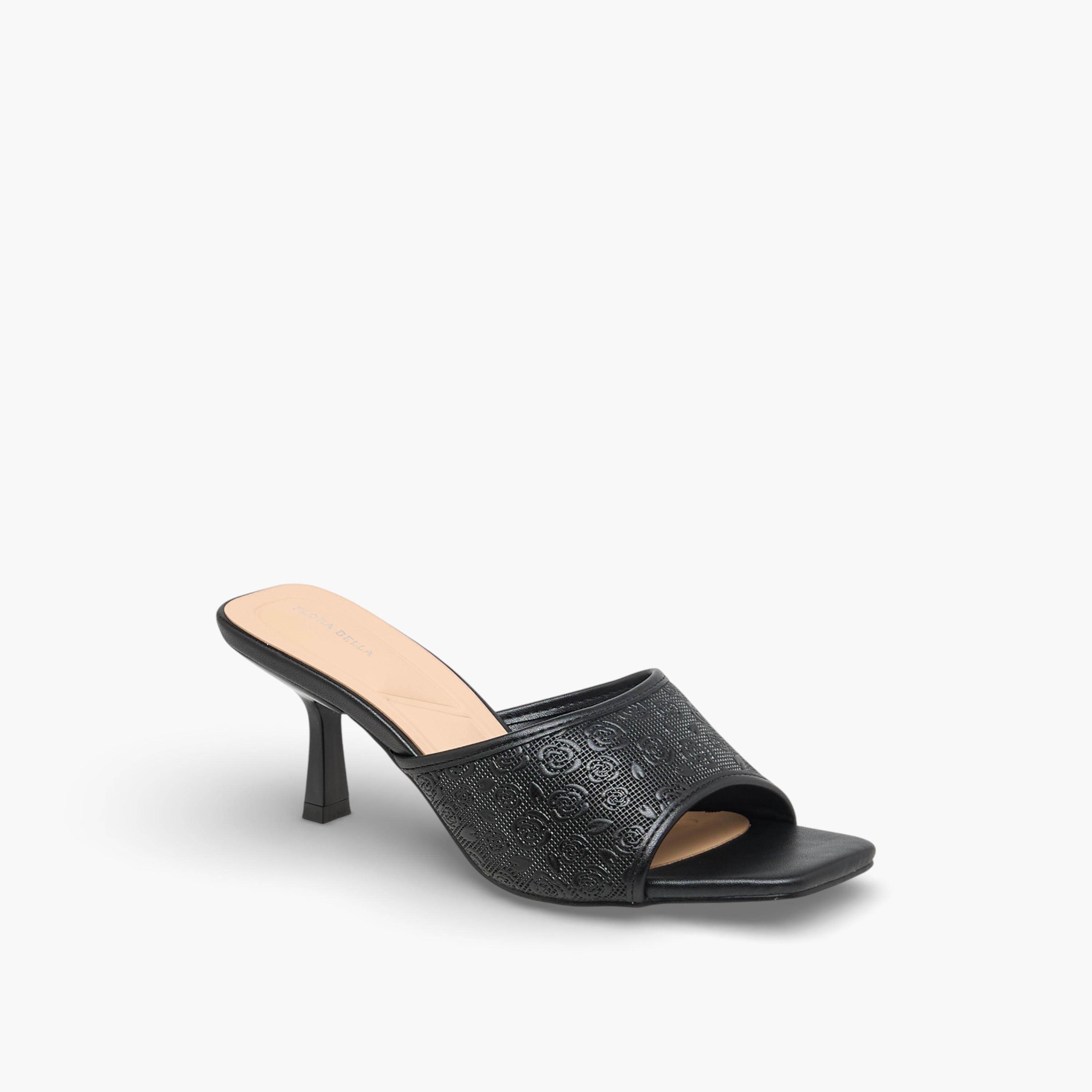 صندل بملمس زهور بارز وكعب مدبب من فلورا بيلا-women-shoes-sandals-heeled-image-3