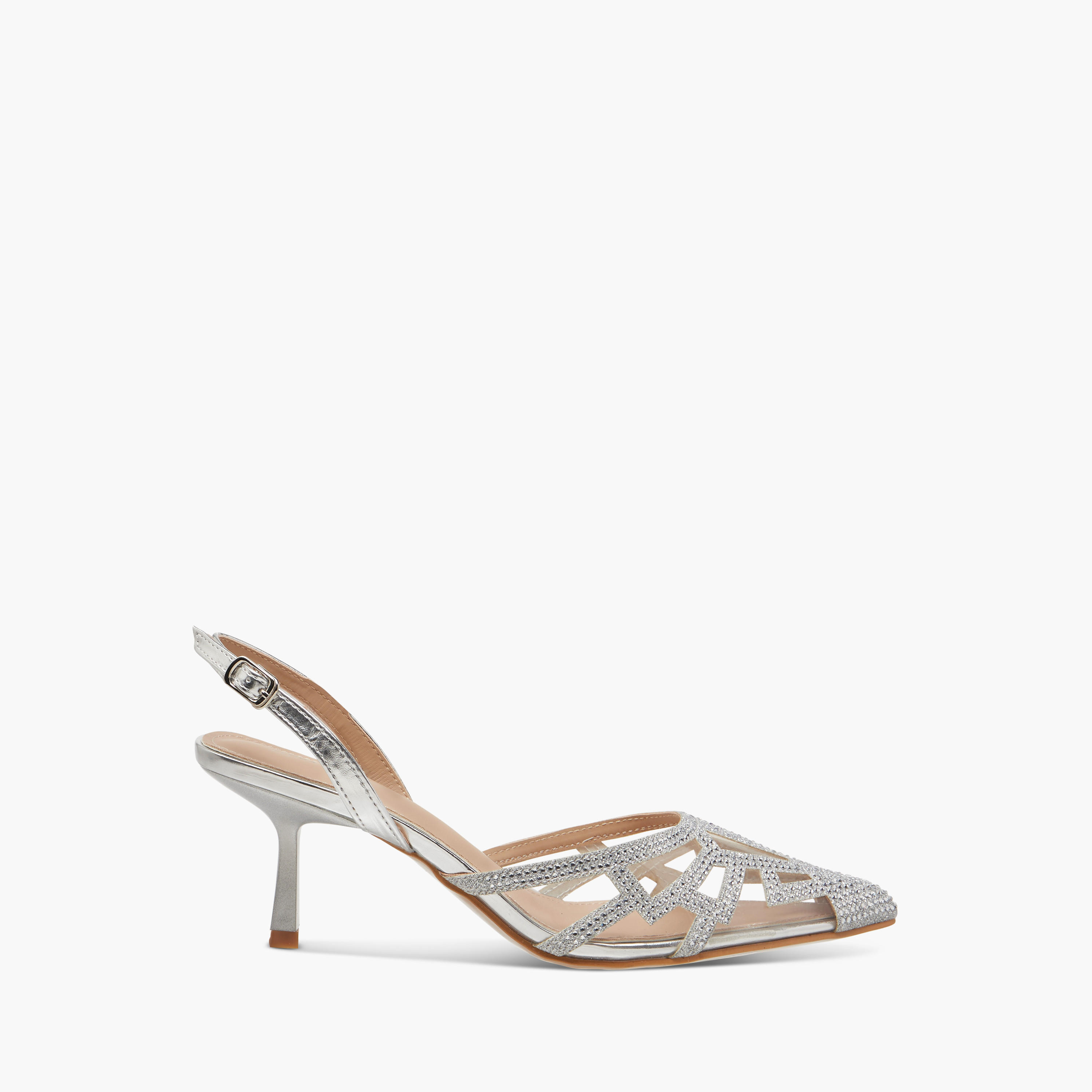 حذاء بكعب واسع ومقدمة مدببة وإبزيم إغلاق من فلورا بيلا-women-shoes-heels-image-3