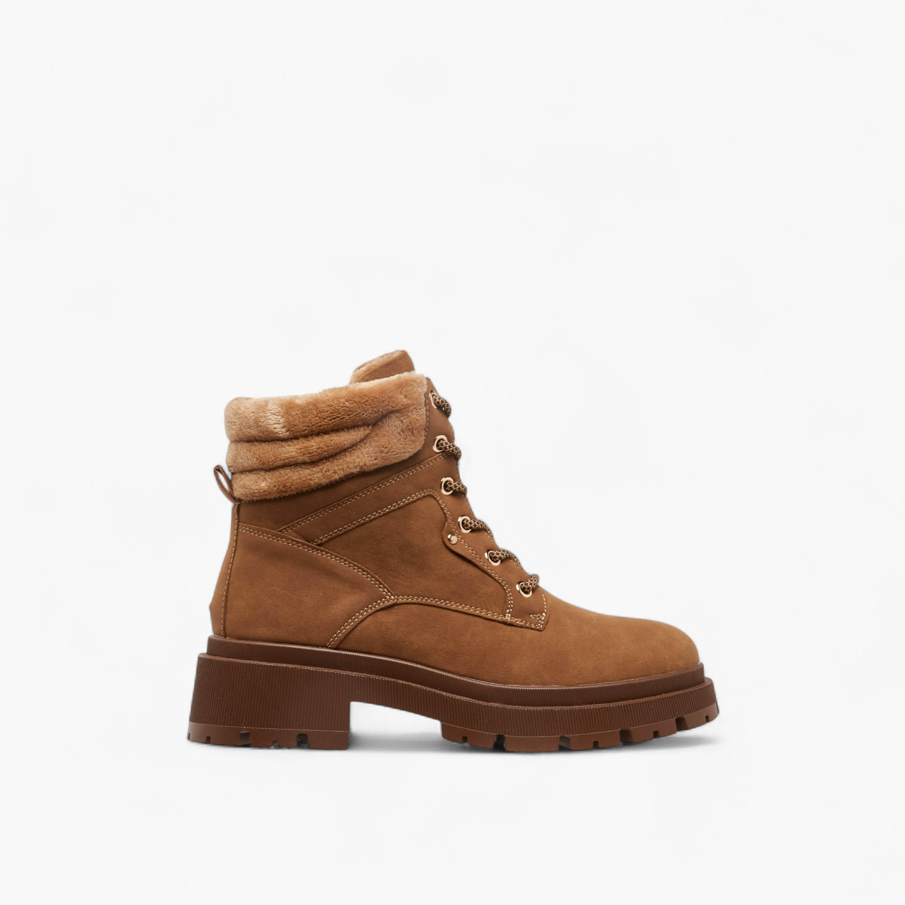 بوت كاحل سادة برباط إغلاق ولسان سحب من فلورا بيلا-women-shoes-boots-image-3