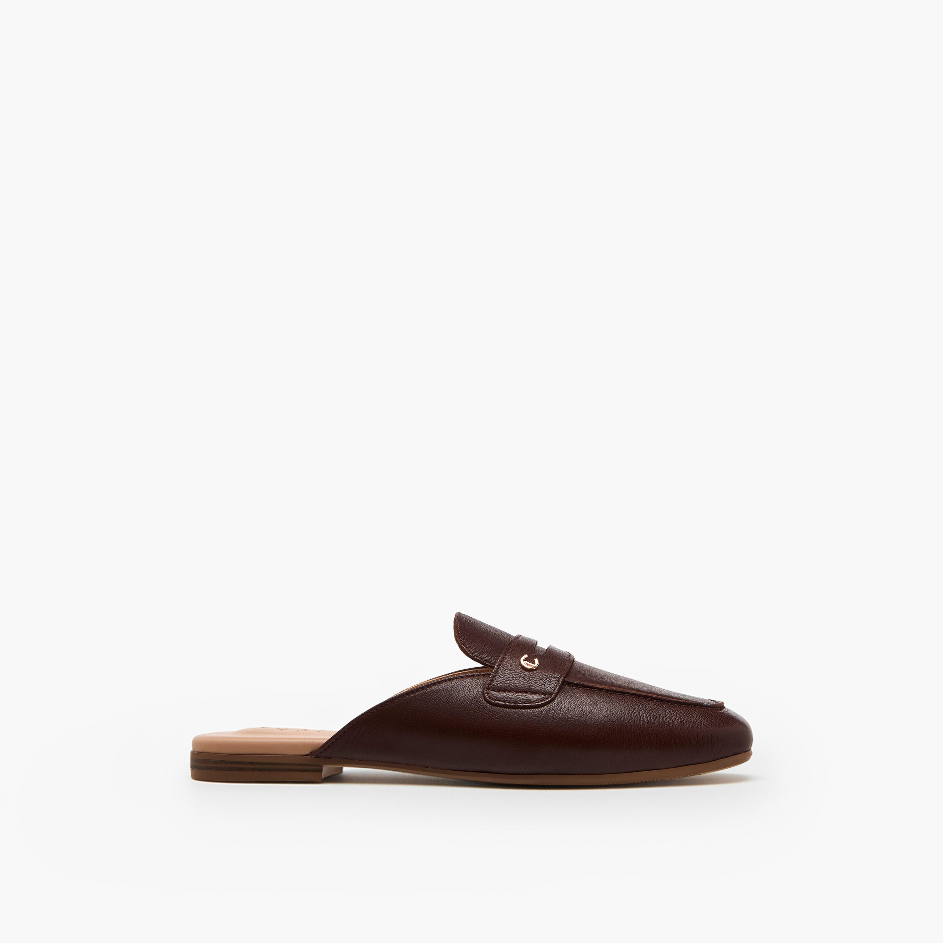 حذاء ميول جلد سهل الارتداء للنساء من لو كونفورت-women-shoes-flats-mules-image-4