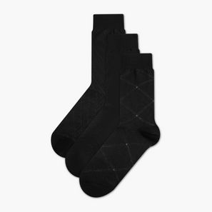 Duchini Men Crew Length Socks - Set of 3-men-socks-image-1