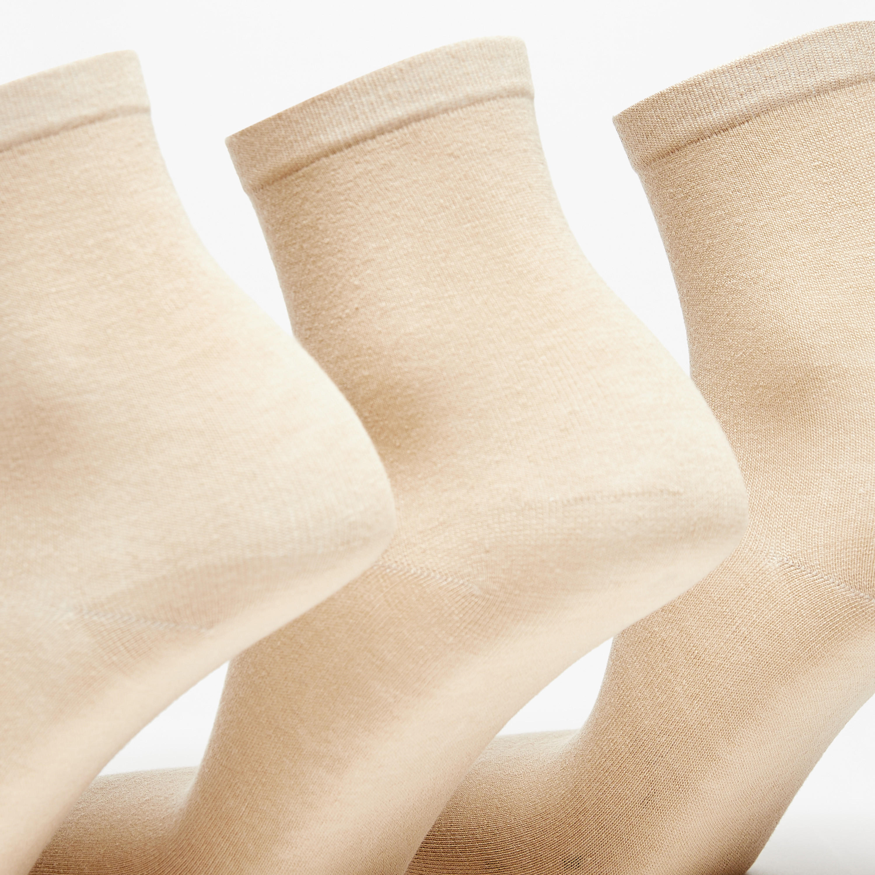 جوارب سادة بطول الكاحل من دوتشيني - طقم من 3 أزواج-men-socks-image-2