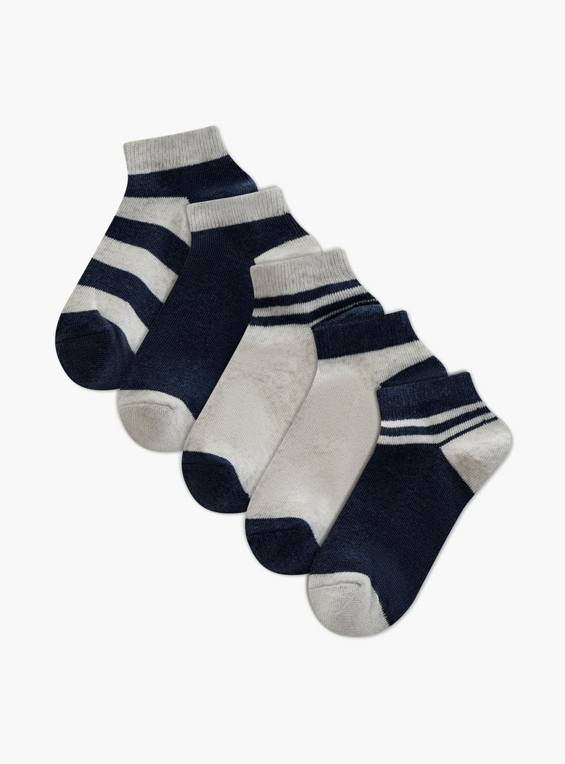LBL by Shoexpress Printed Ankle Length Socks - Set of 5-girls-accessories-socks-image-1