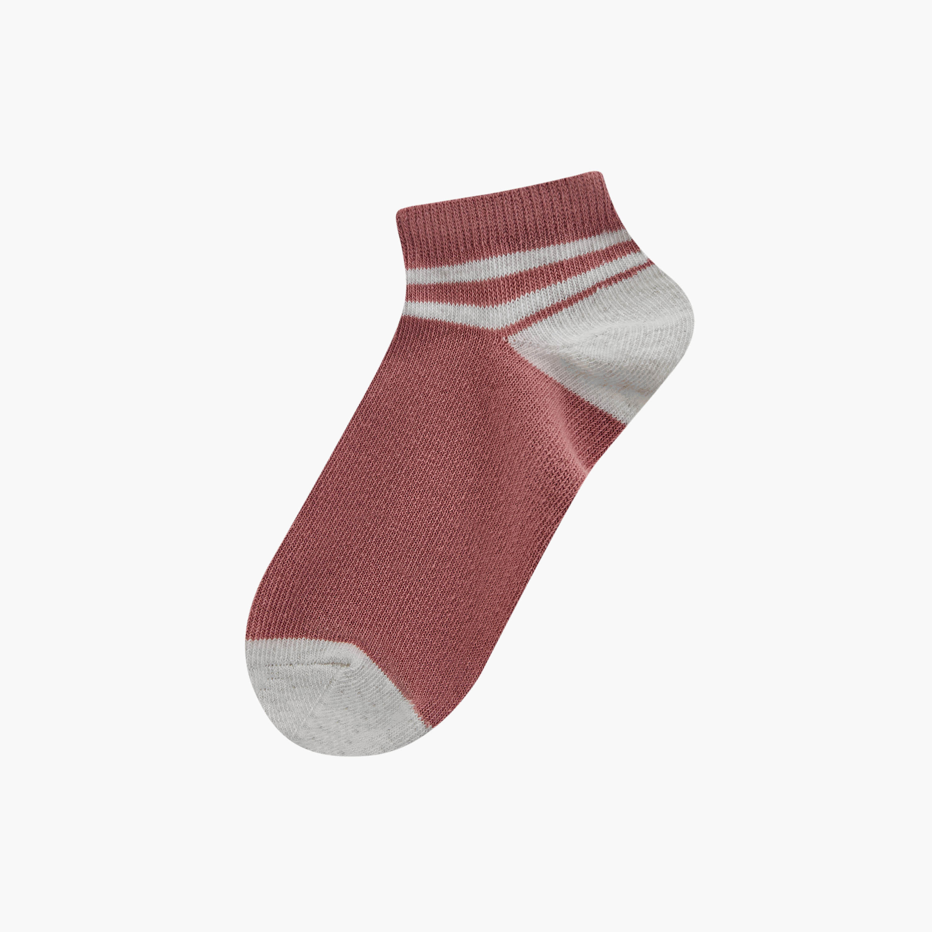 Flora Bella Colourblock Ankle Length Socks - Set of 5-girls-accessories-socks-image-2