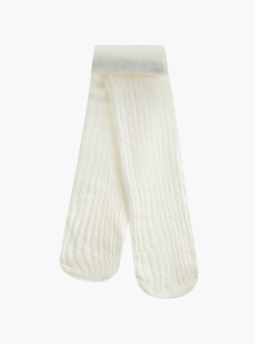 Little Missy Girls Tights with Elasticated Waistband- Set of 2-girls-accessories-socks-image-2