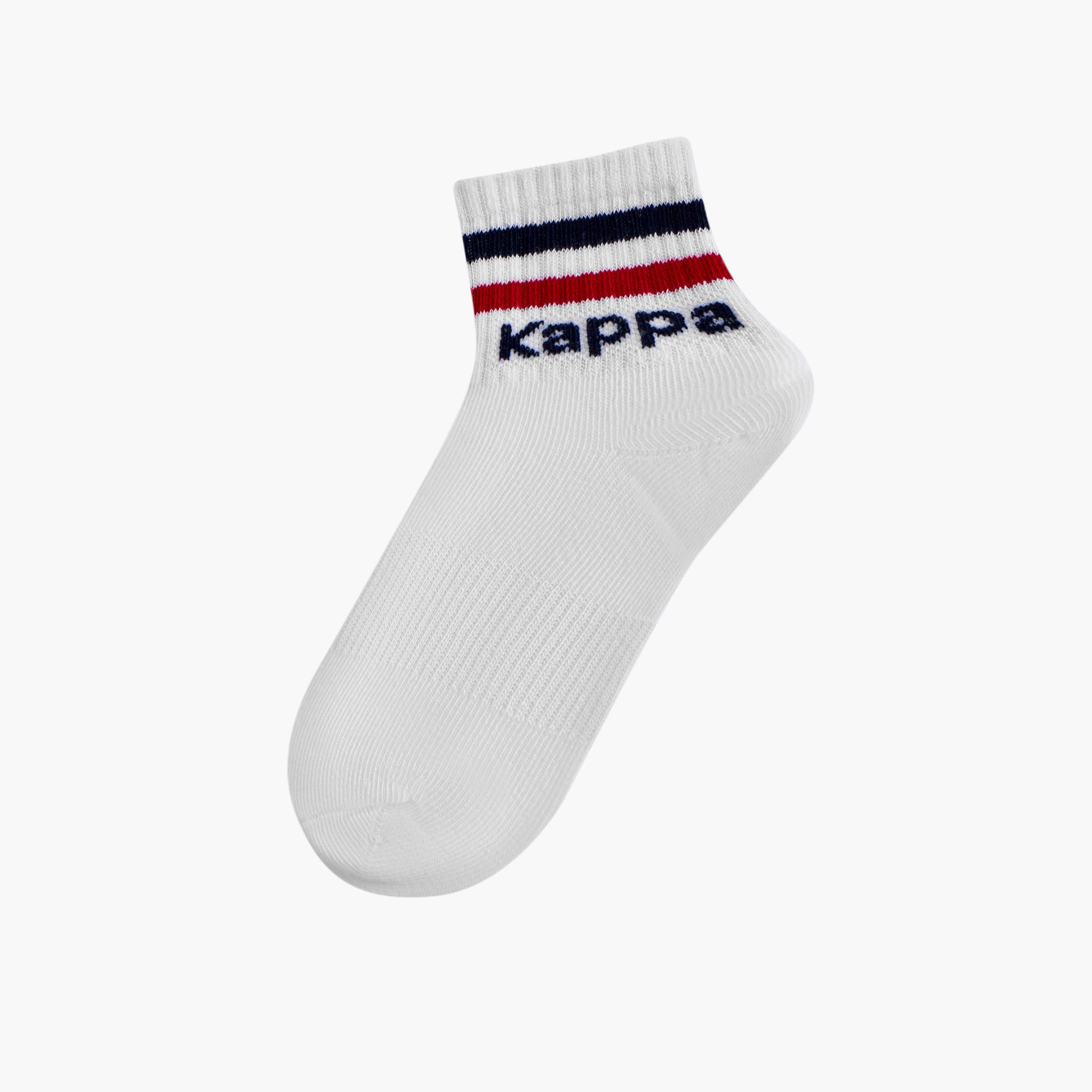 Kappa Logo Print Non Terry Sports Socks - Set of 5-girls-accessories-socks-image-2