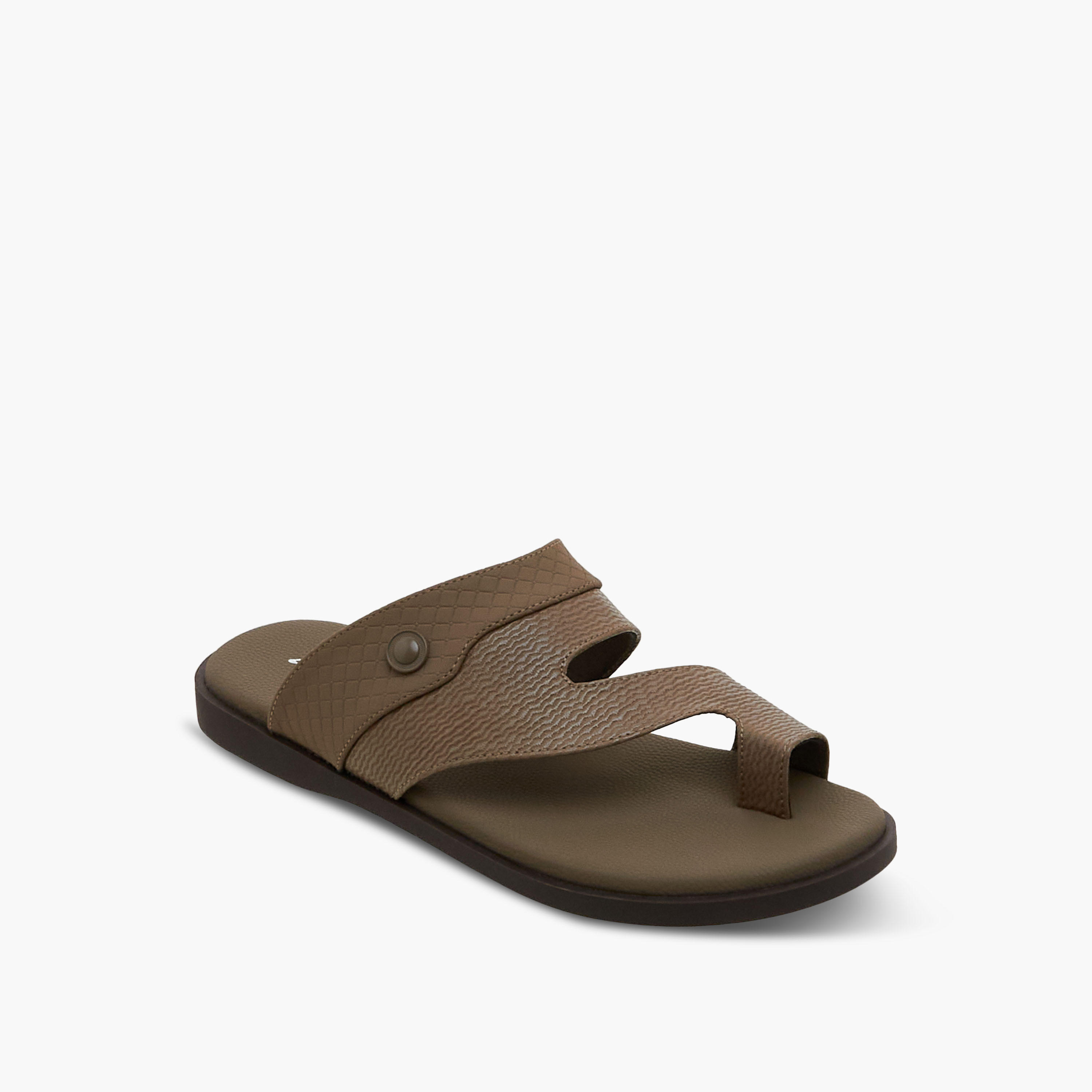 صندل عربي بحلقة إصبع للرجال من الواحة-men-shoes-sandals-image-2