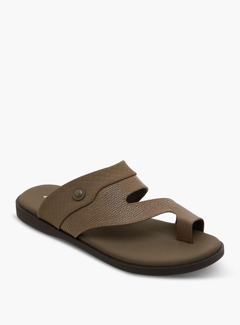 صندل عربي بحلقة إصبع للرجال من الواحة-men-shoes-sandals-image-2