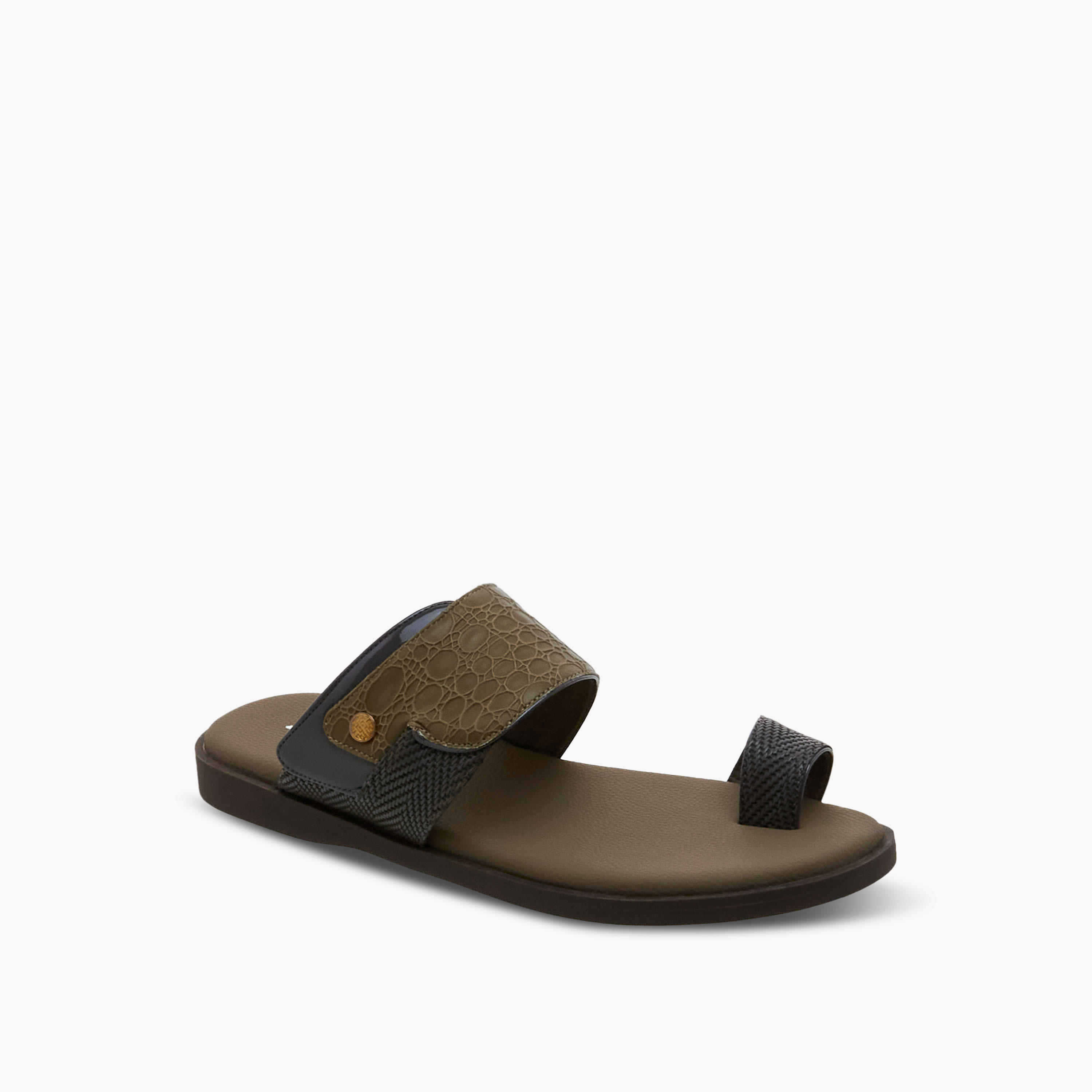Al Waha Men Toe Loop Arabic Sandals-men-shoes-sandals-image-2