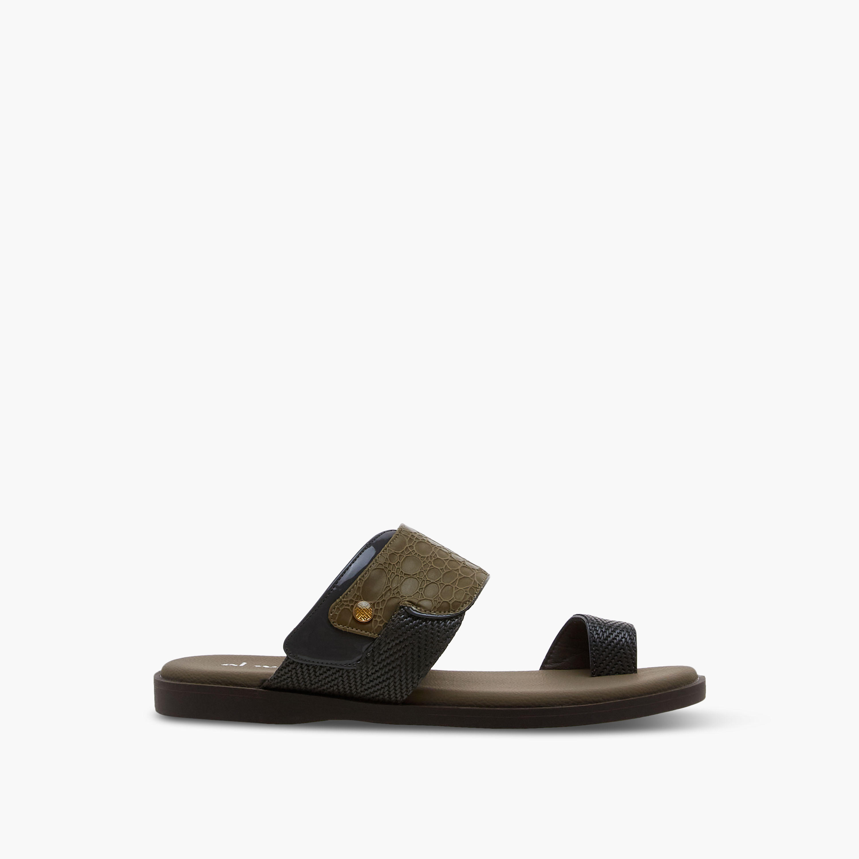 Al Waha Men Toe Loop Arabic Sandals-men-shoes-sandals-image-3