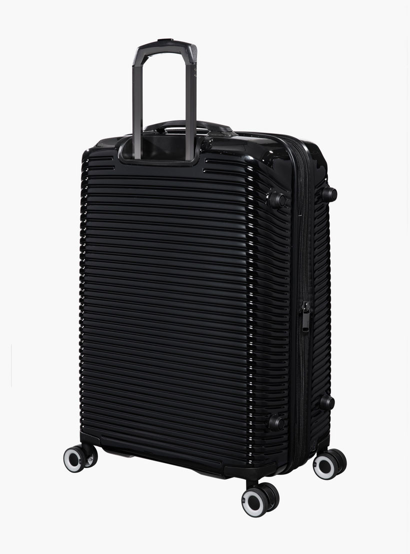 IT Textured Hardcase Luggage Trolley with Retractable Handle - 28 inches Check-In Bag-travel-luggagesandbags-luggage-image-2