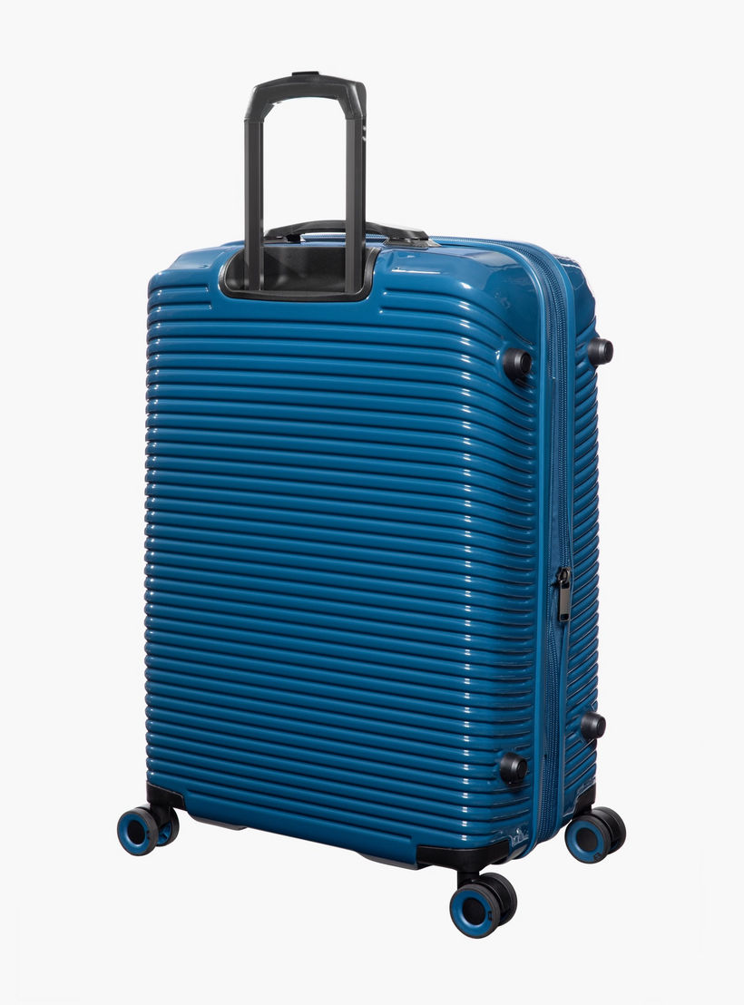 IT Textured Hardcase Luggage Trolley with Retractable Handle - 28 inches Check-In Bag-travel-luggagesandbags-luggage-image-2