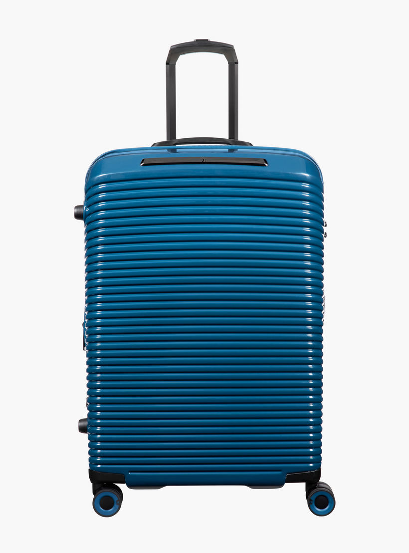 IT Textured Hardcase Luggage Trolley with Retractable Handle - 28 inches Check-In Bag-travel-luggagesandbags-luggage-image-3