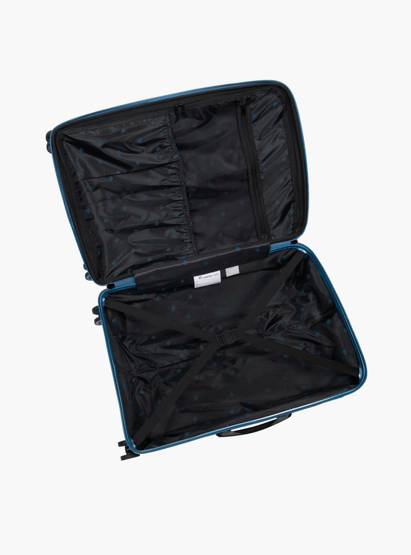 IT Textured Hardcase Luggage Trolley with Retractable Handle - 28 inches Check-In Bag-travel-luggagesandbags-luggage-image-5