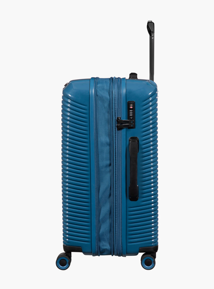 IT Textured Hardcase Luggage Trolley with Retractable Handle - 28 inches Check-In Bag-travel-luggagesandbags-luggage-image-6