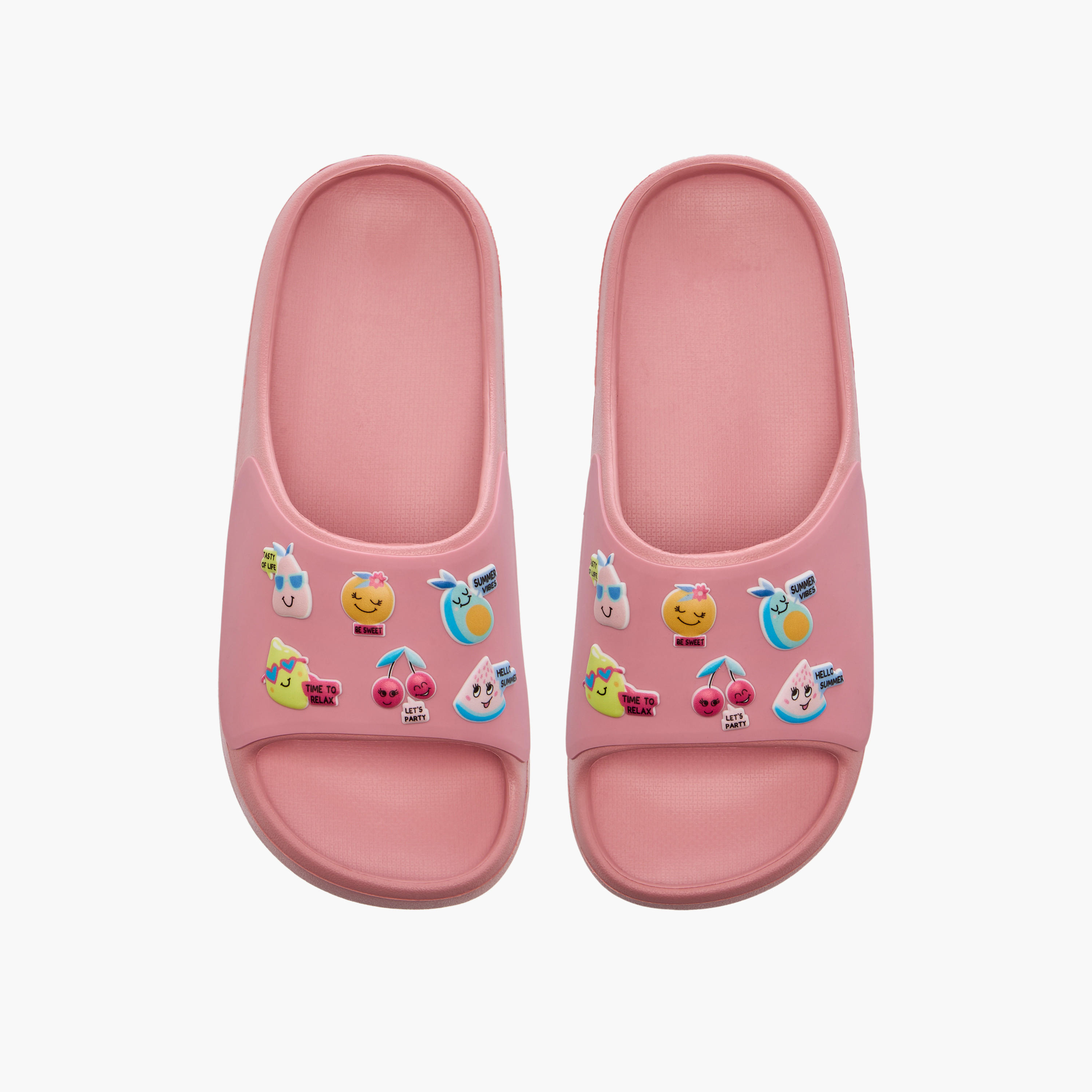 شبشب بتفاصيل فواكه للبنات من أكوا-girls-shoes-flipflopsandslides-image-1