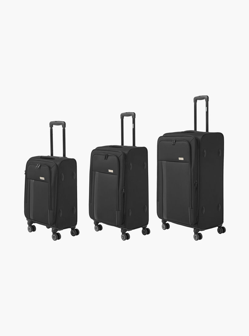 WAVE Solid Softcase Trolley Bag with Retractable Handle - Set of 3-travel-luggagesandbags-luggage-image-1