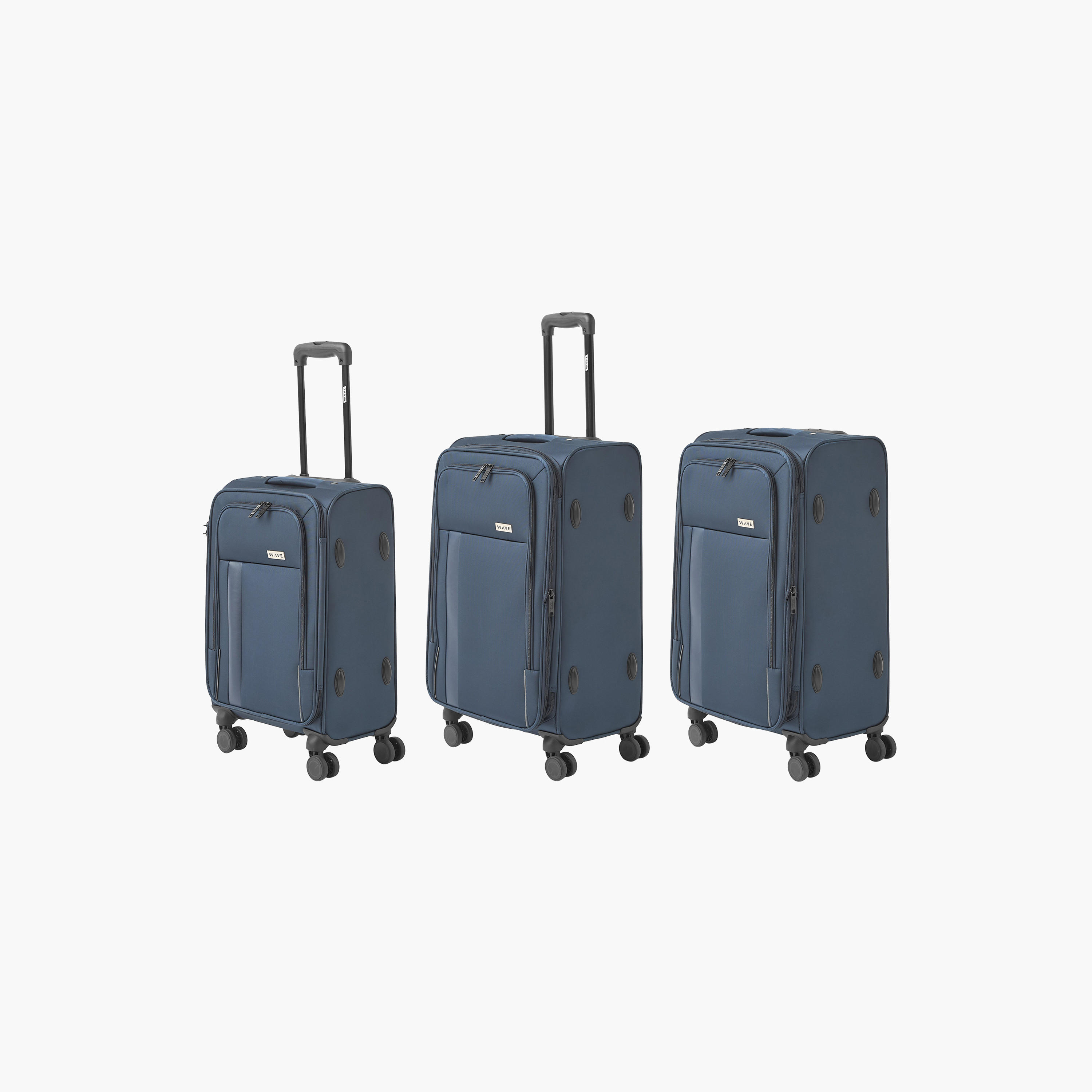 شنط ترولي ناعمة سادة بمقبض قابل للسحب من ويف - طقم من 3-travel-luggagesandbags-luggage-image-1