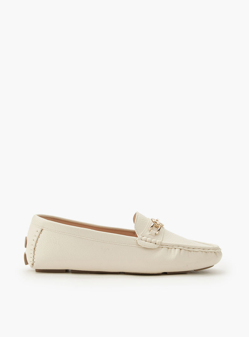 حذاء موكاسين مريح سهل الارتداء بزينة معدنية من لو كونفورت-women-shoes-flats-moccasins-image-3