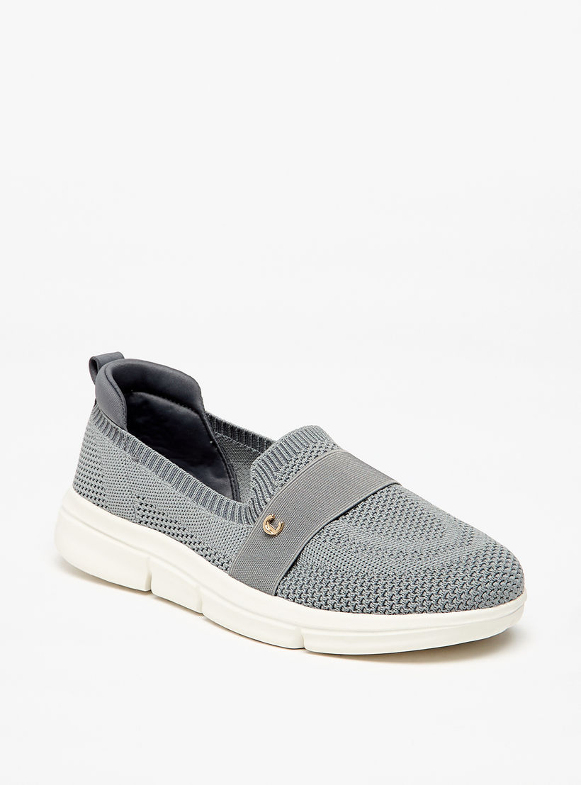 Le Confort Women Textured Slip-On Sneakers-women-shoes-sneakers-image-2