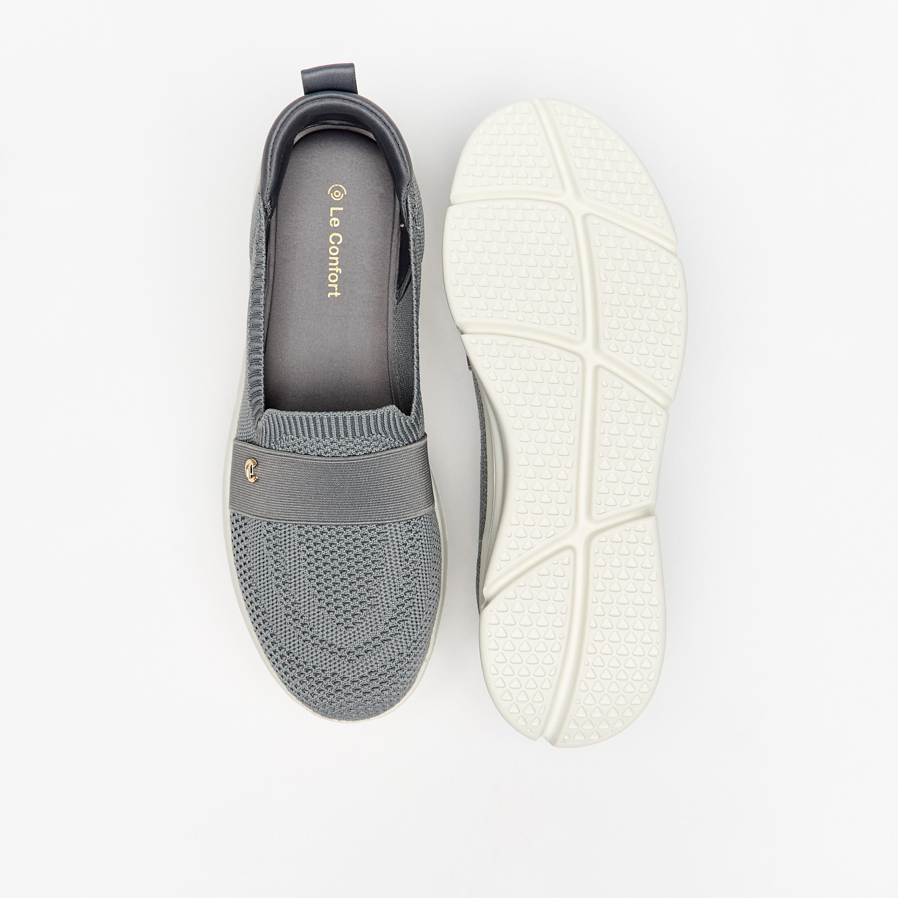 Le Confort Women Textured Slip-On Sneakers-women-shoes-sneakers-image-1