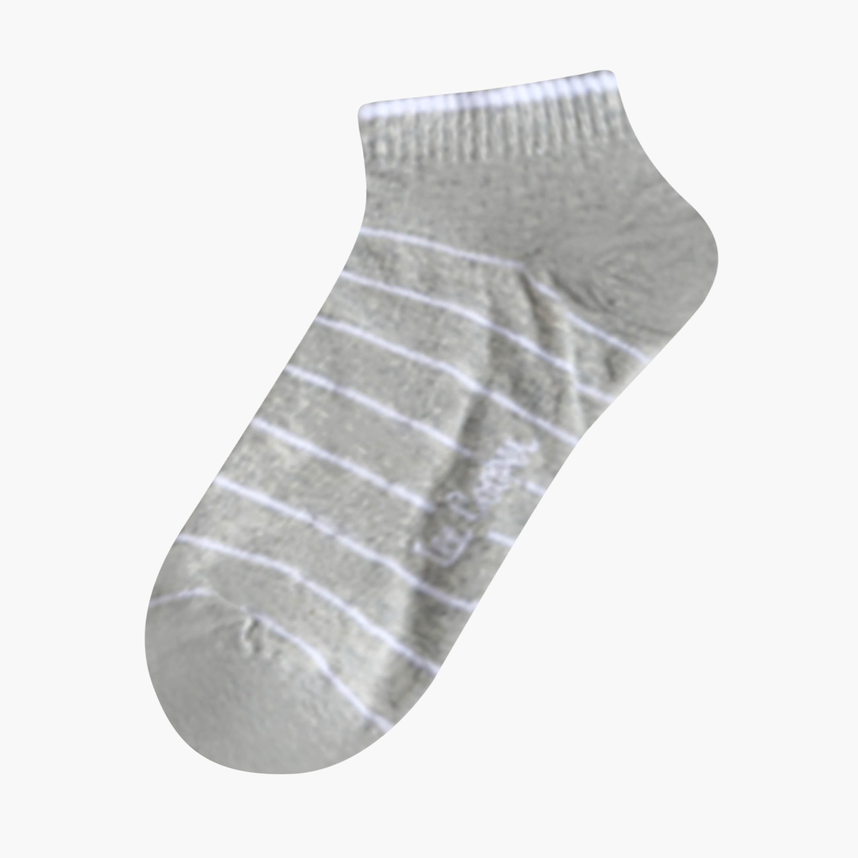 Lee Cooper Pack of 7 Ankle Length Cotton Socks-women-socksandstockings-image-2