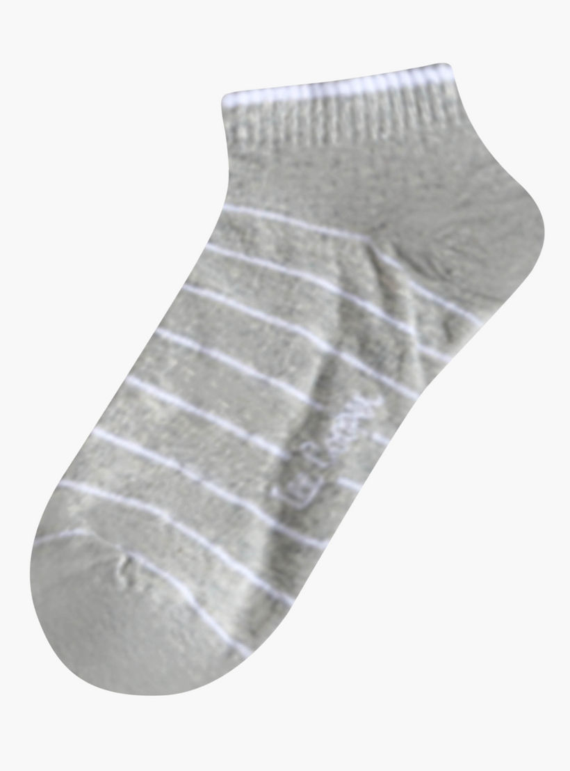 Lee Cooper Pack of 7 Ankle Length Cotton Socks-women-socksandstockings-image-2