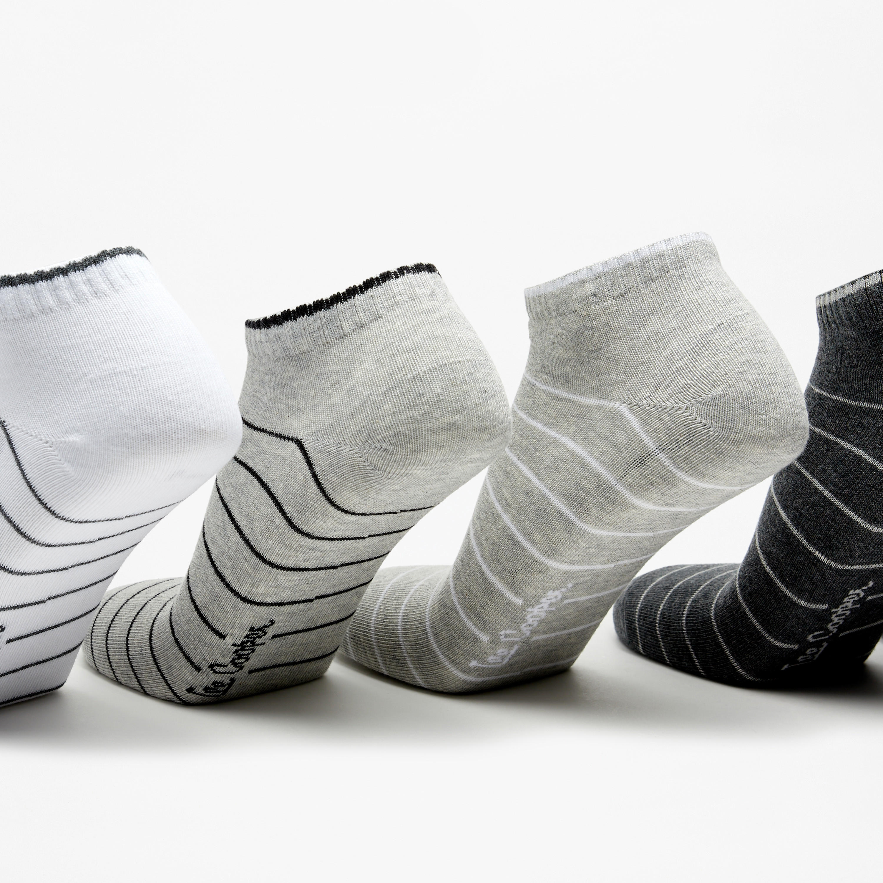 Lee Cooper Striped Ankle Length Socks - Set of 7-men-socks-image-2