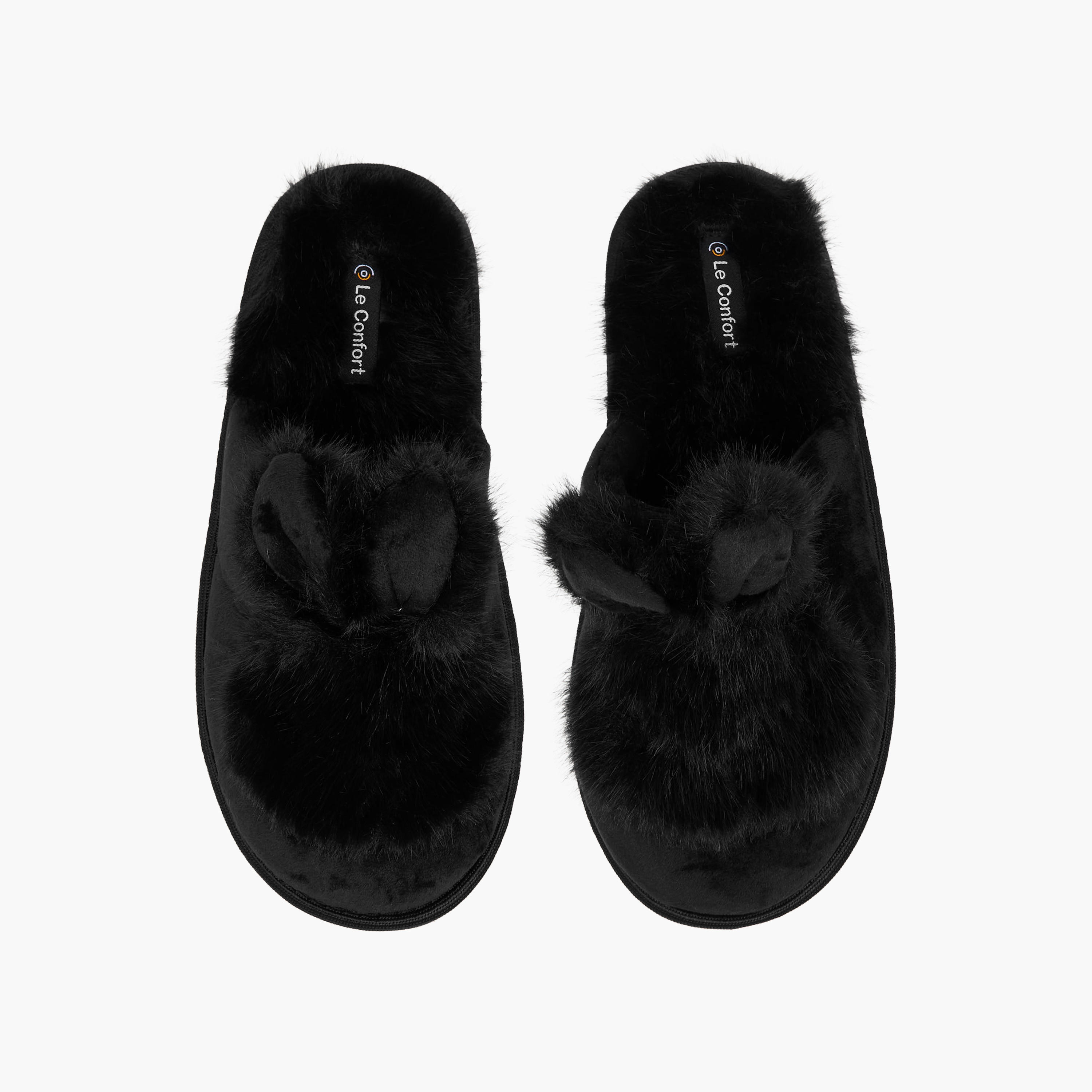 شبشب غرفة نوم بزخارف أذن أرنب للنساء من لو كونفورت-women-shoes-bedroomslippers-image-1