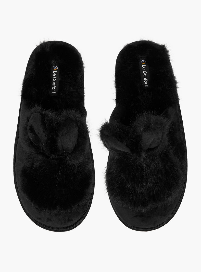 شبشب غرفة نوم بزخارف أذن أرنب للنساء من لو كونفورت-women-shoes-bedroomslippers-image-1