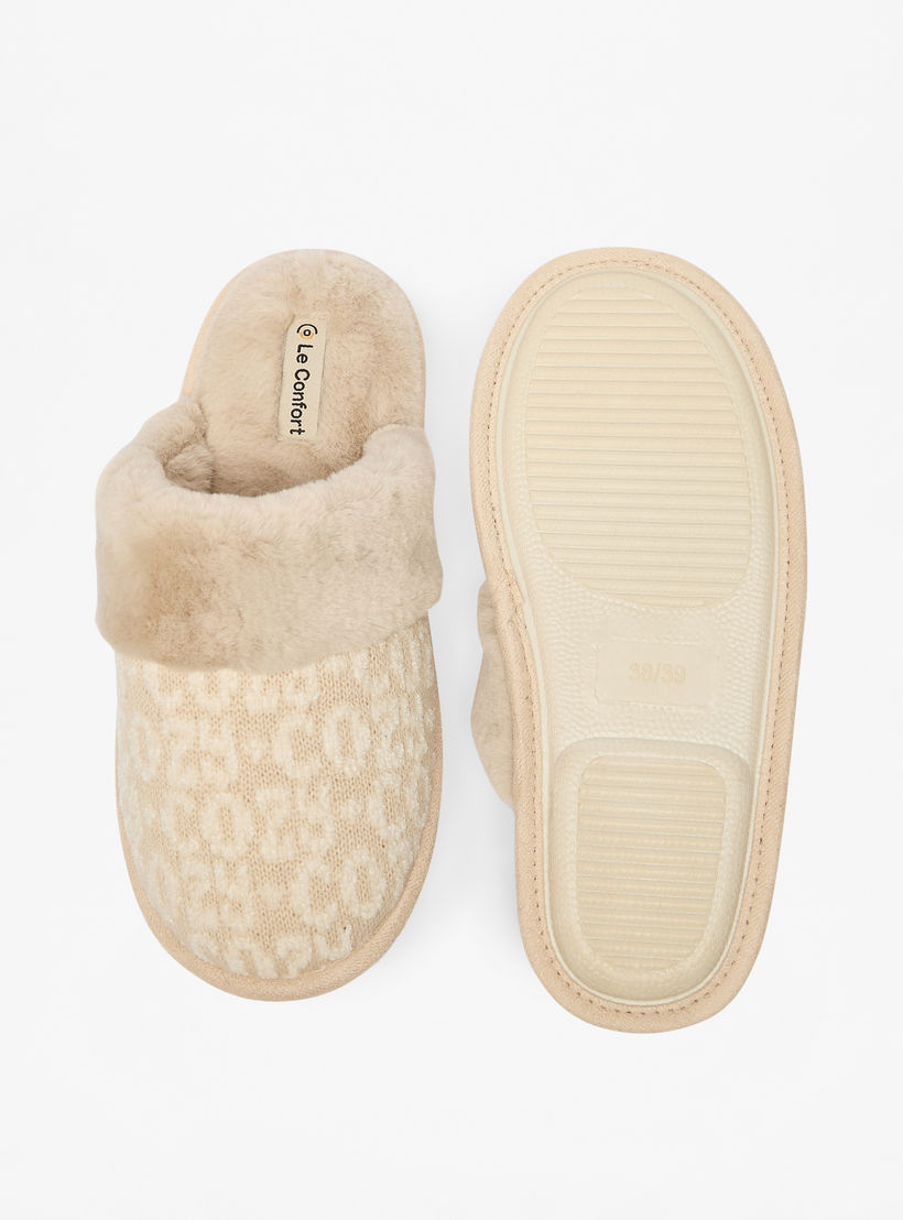 Le Confort Typographic Detail Bedroom Mules-women-shoes-bedroomslippers-image-5
