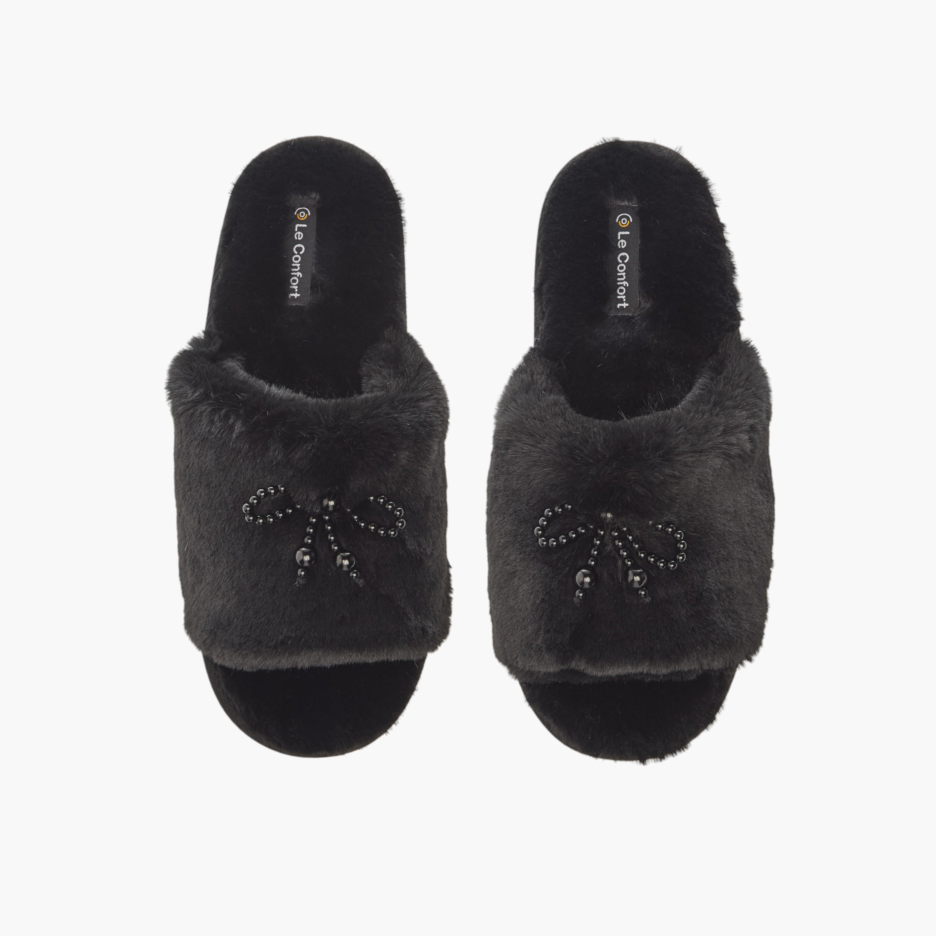 شبشب سهل الارتداء بزخارف فيونكة من لو كونفورت-women-shoes-flipflopsandslides-image-1
