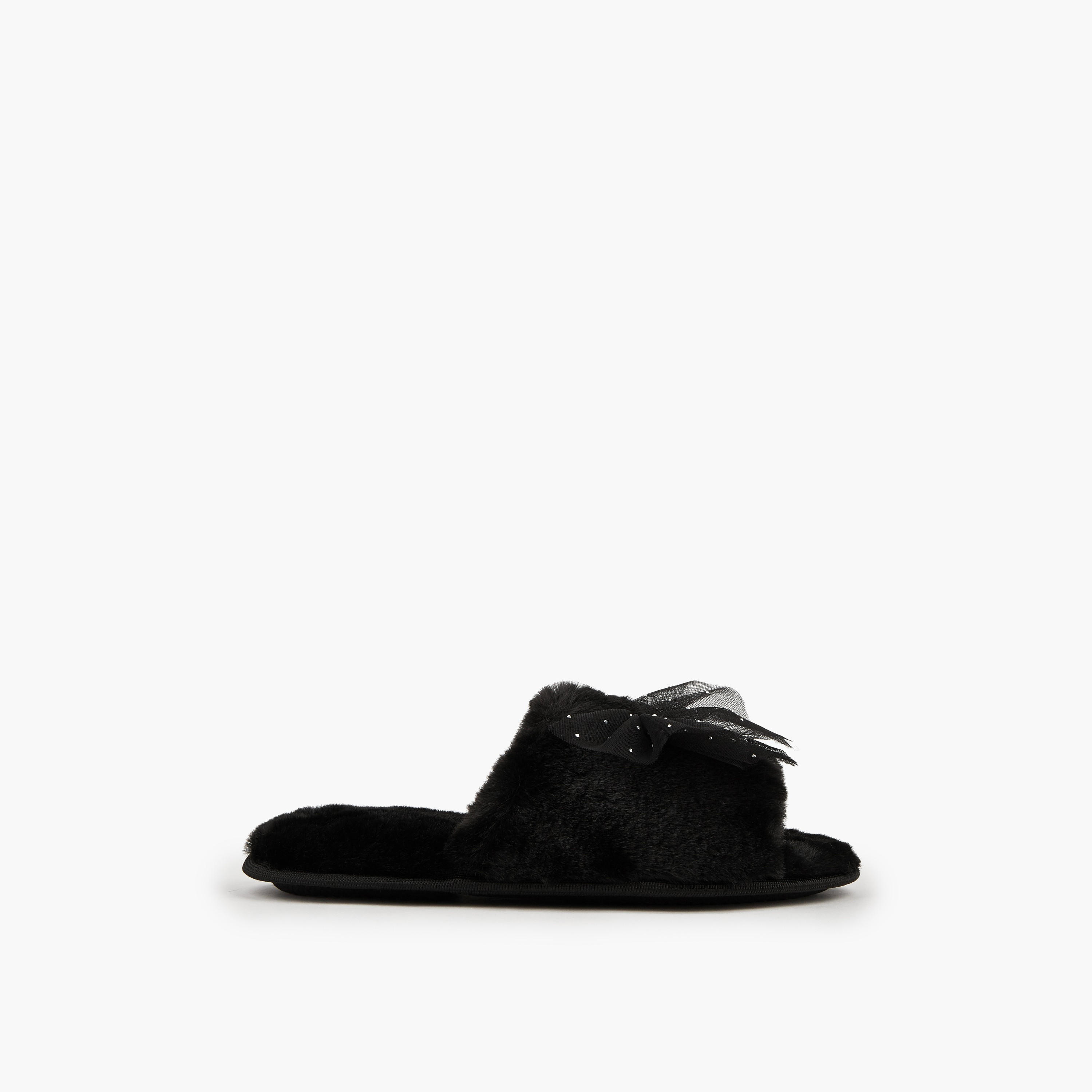 Le Confort Women Plush Bedroom Slides-women-shoes-bedroomslippers-image-3