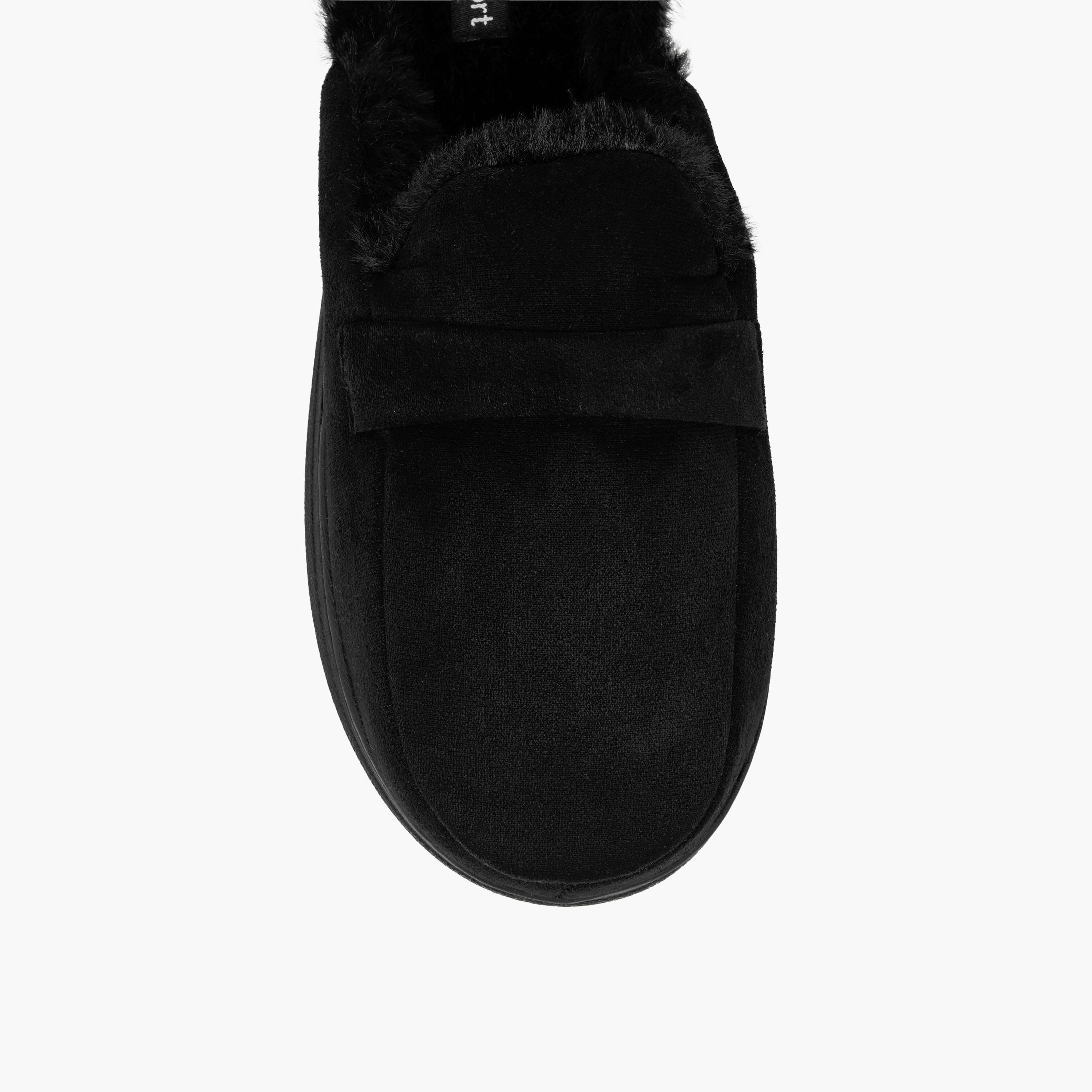 شبشب غرفة نوم بفرو صناعي للنساء من لو كونفورت-women-shoes-bedroomslippers-image-3