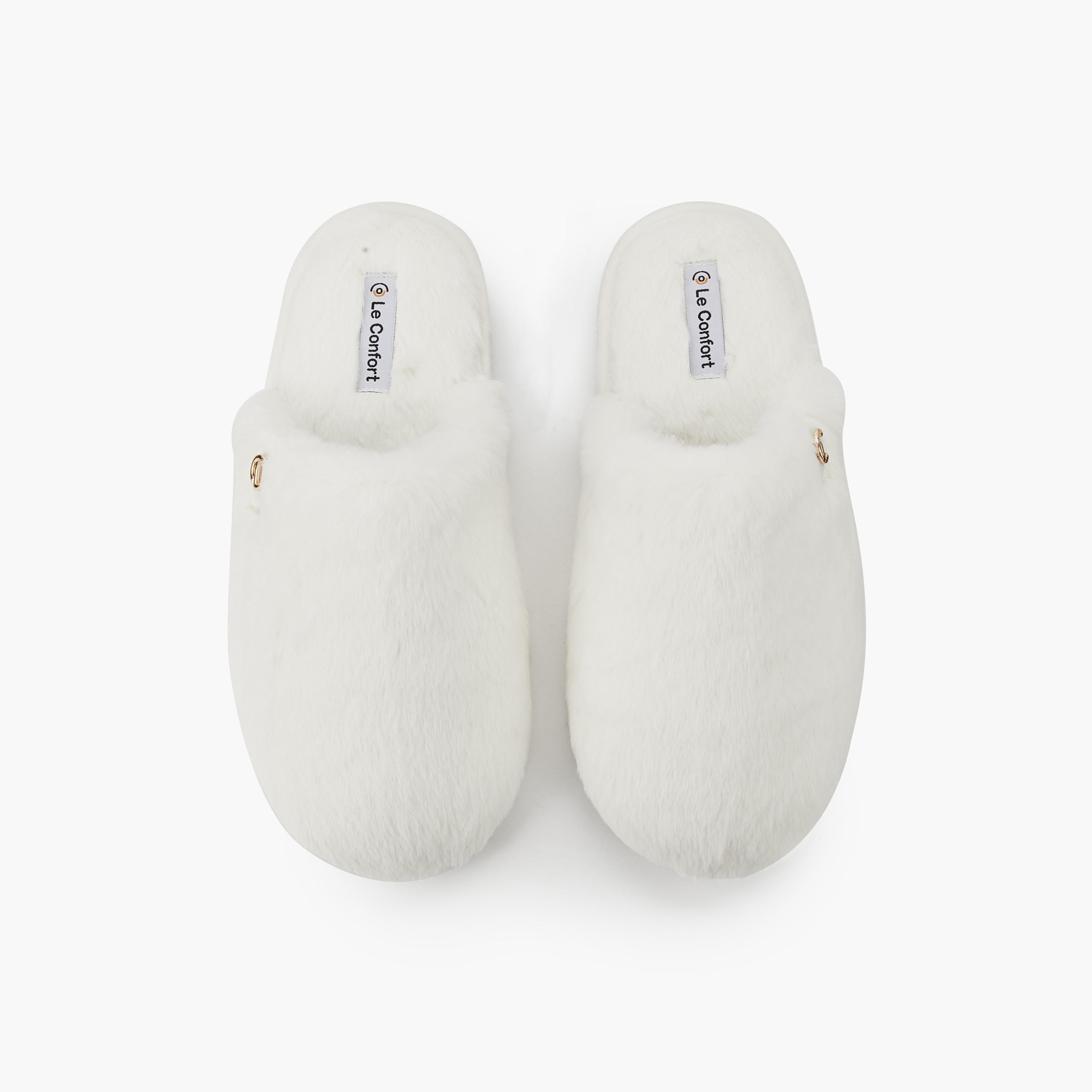 Le Confort Women Faux Fur Bedroom Slippers-women-shoes-bedroomslippers-image-1