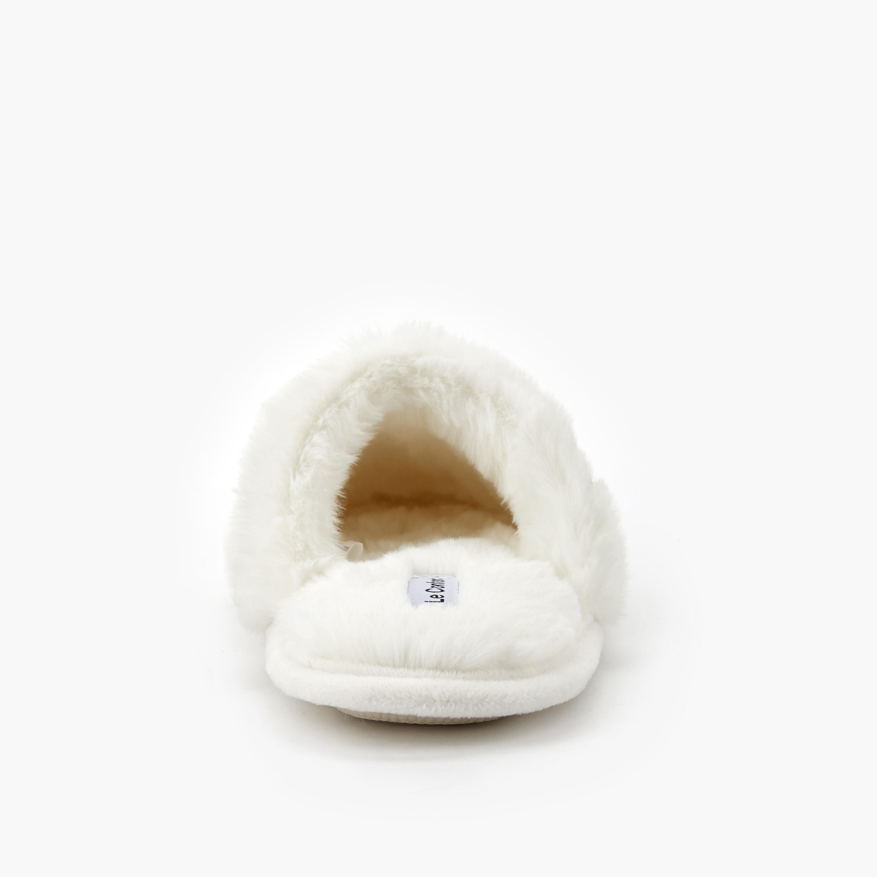 Le Confort Women Faux Fur Bedroom Slippers-women-shoes-bedroomslippers-image-3